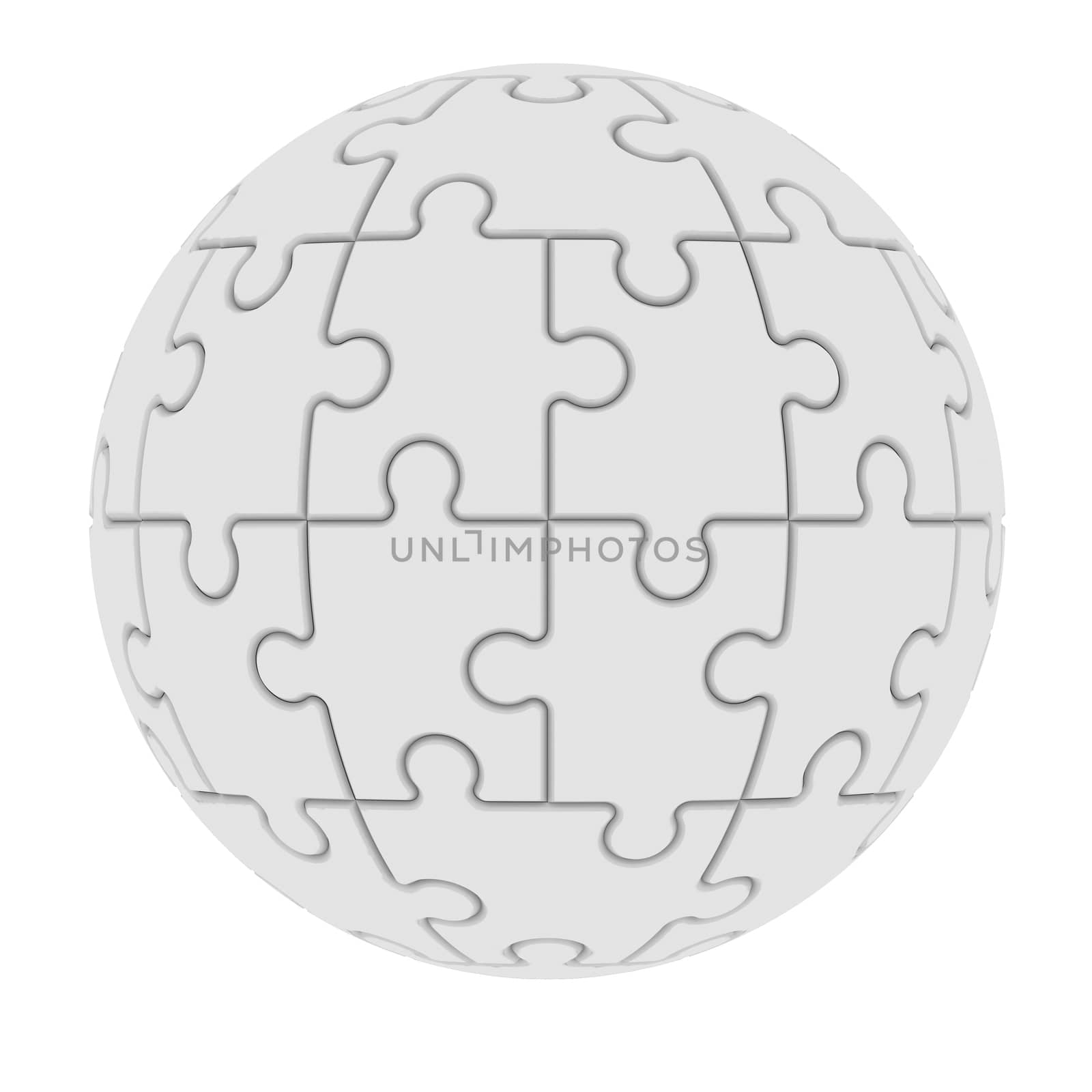 Sphere consisting of puzzles by cherezoff