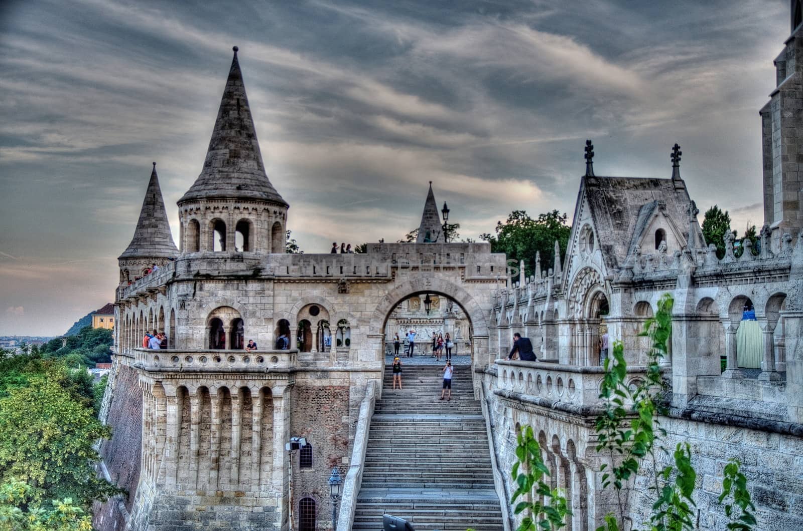 Fisherman's tower in Budapest city