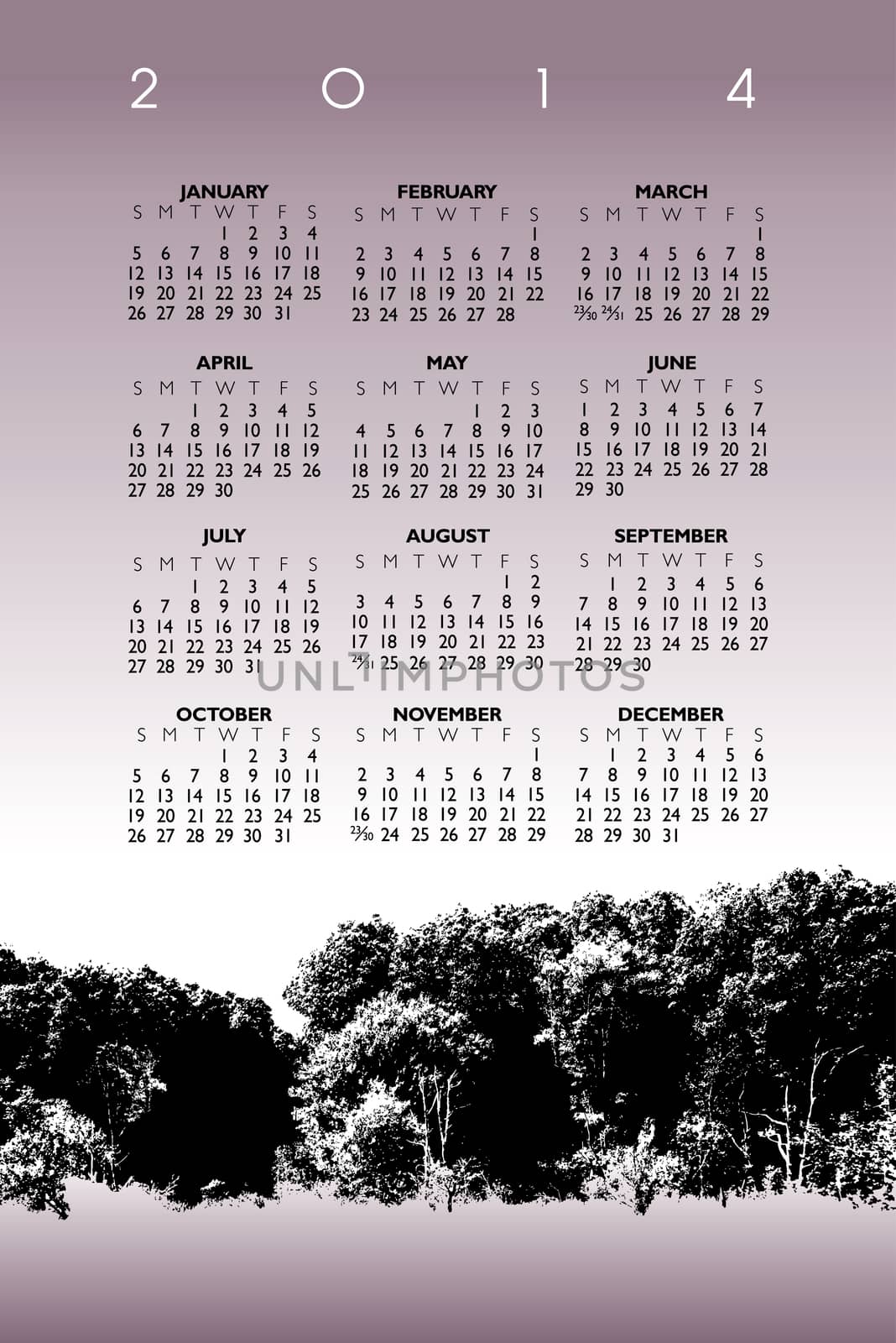 2014 Creative Apple Calendar by mike301
