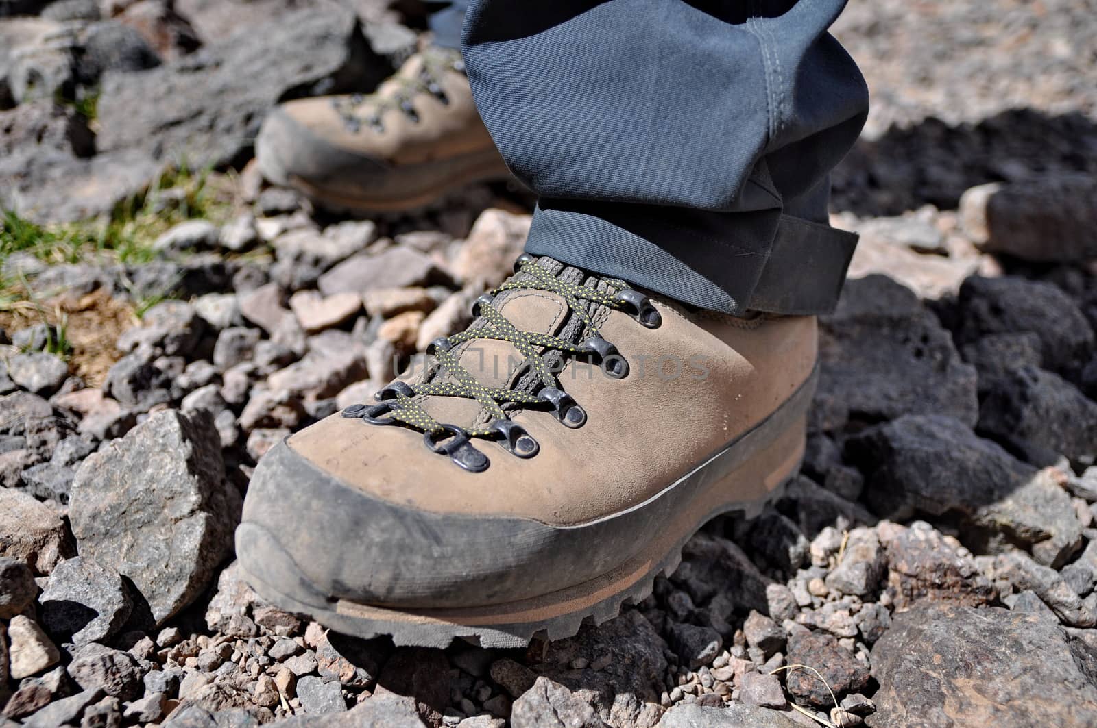 Mountain trekking boots