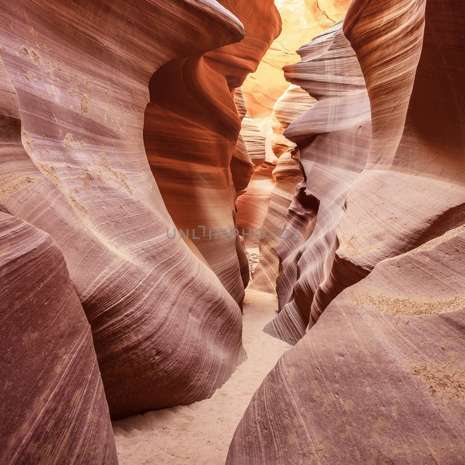 View in the famous Antelope Canyon, USA