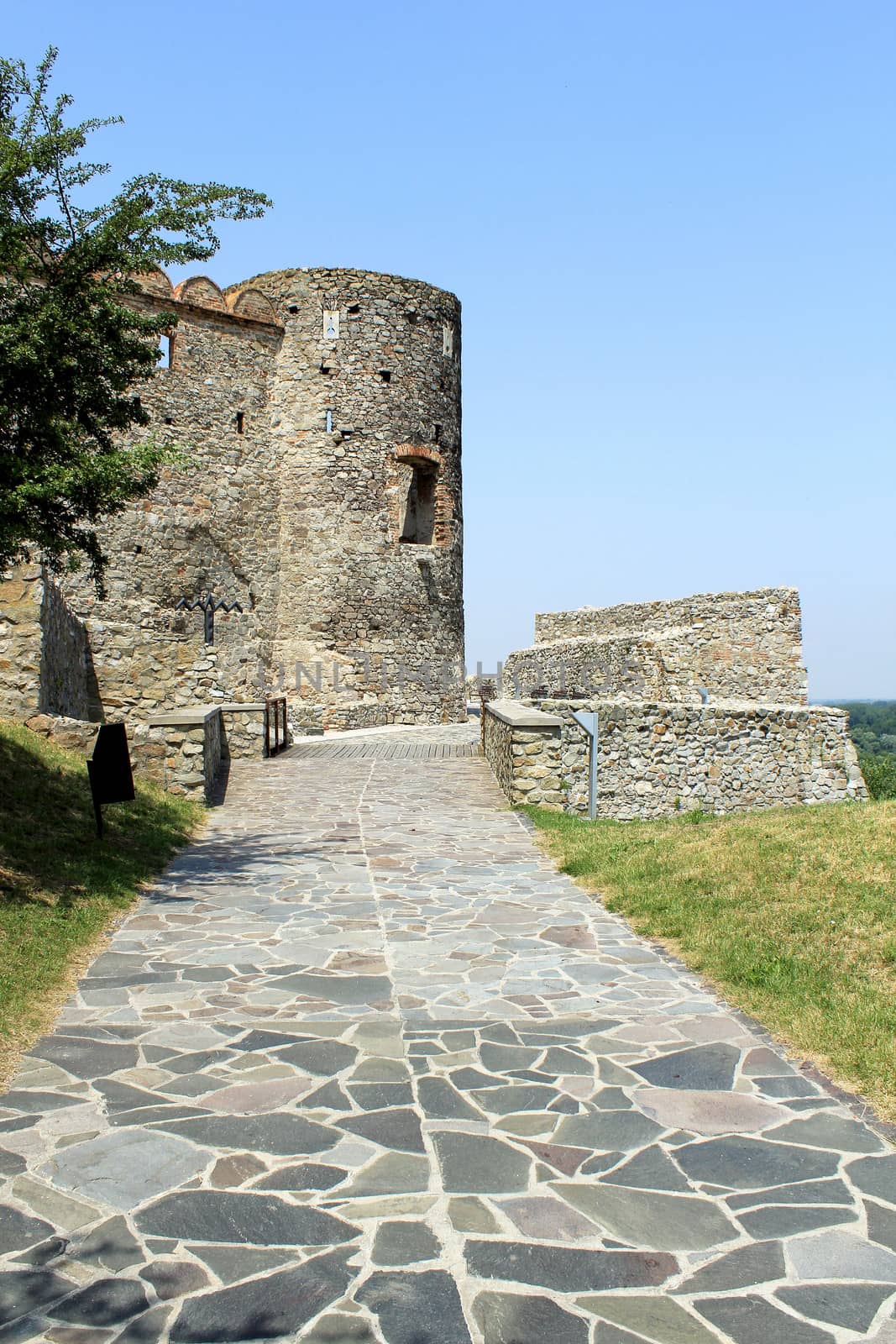 Devin castle (near Bratislava at the border with Austria). Slovak Republic