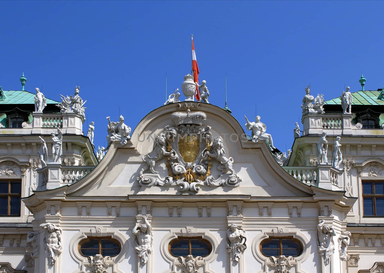 Belvedere Palace, Vienna, Austria.