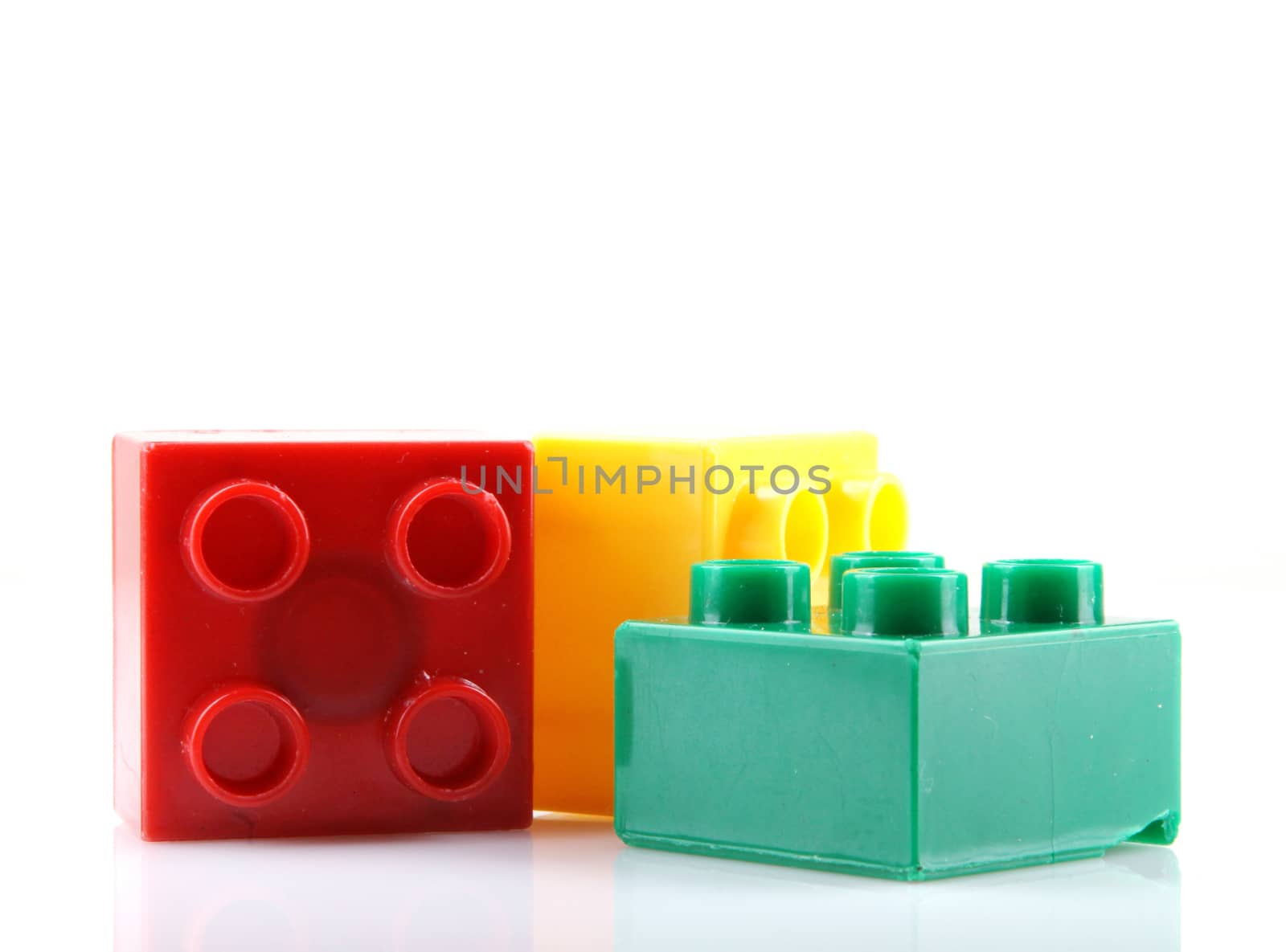 Building Blocks Isolated On White