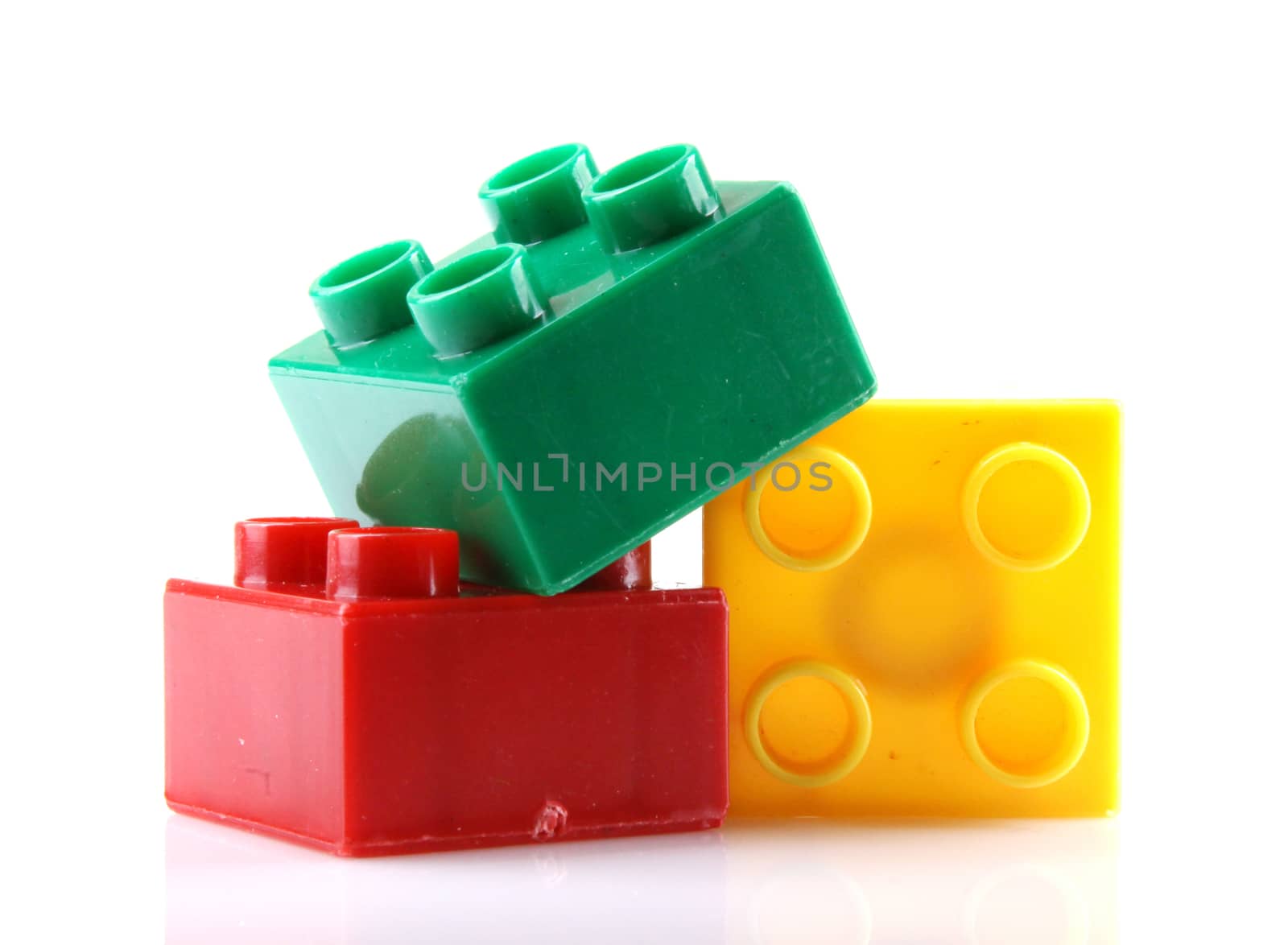 Building Blocks Isolated On White