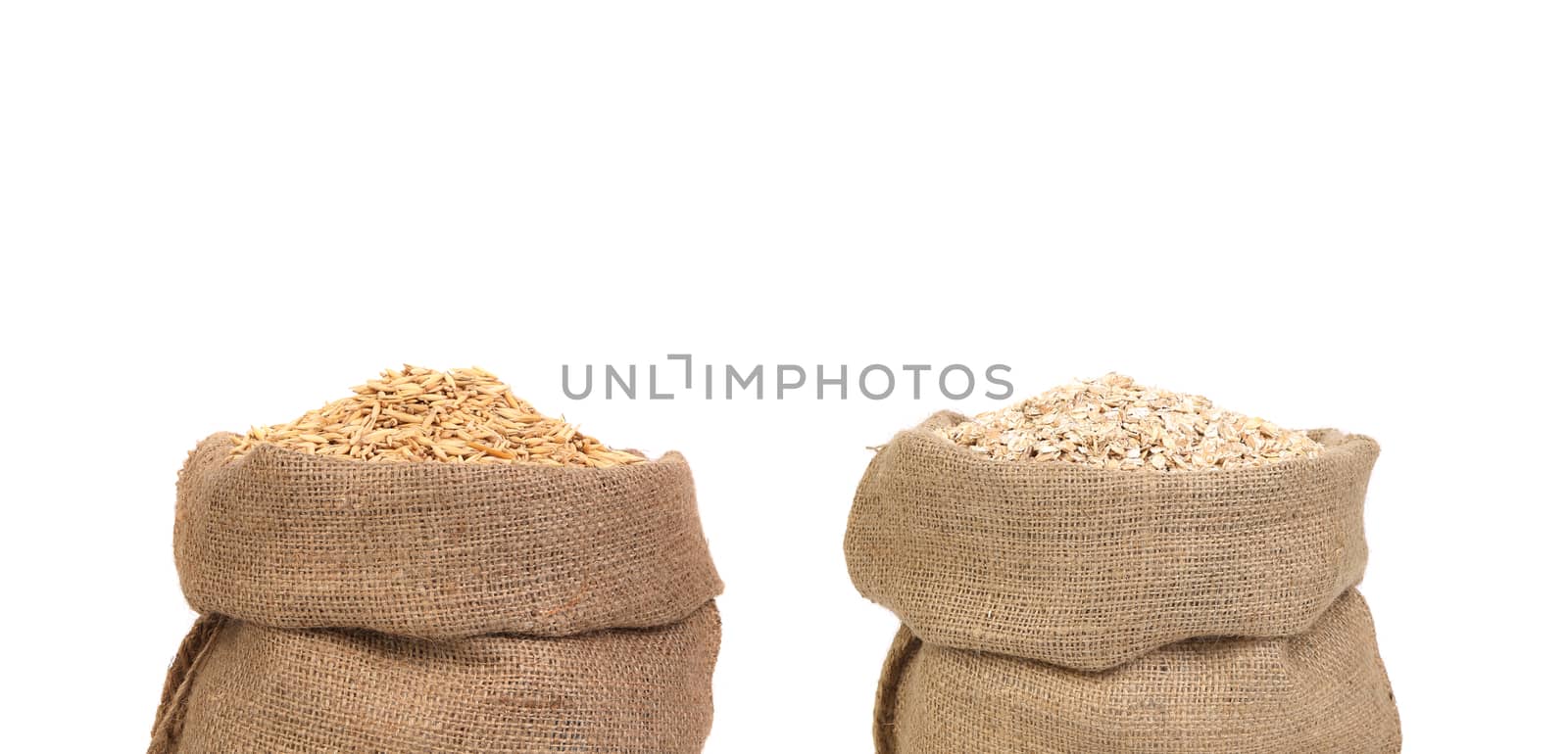 Bags with barley and oat by indigolotos
