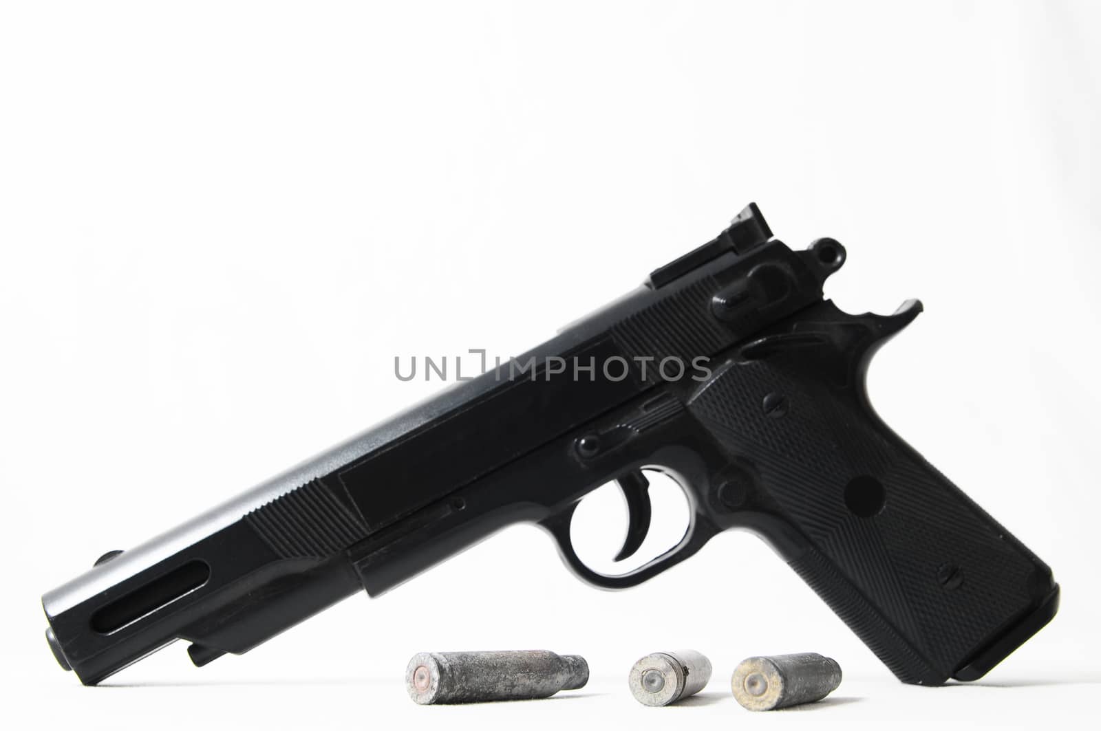 Pistol Gun and Bullets by underworld