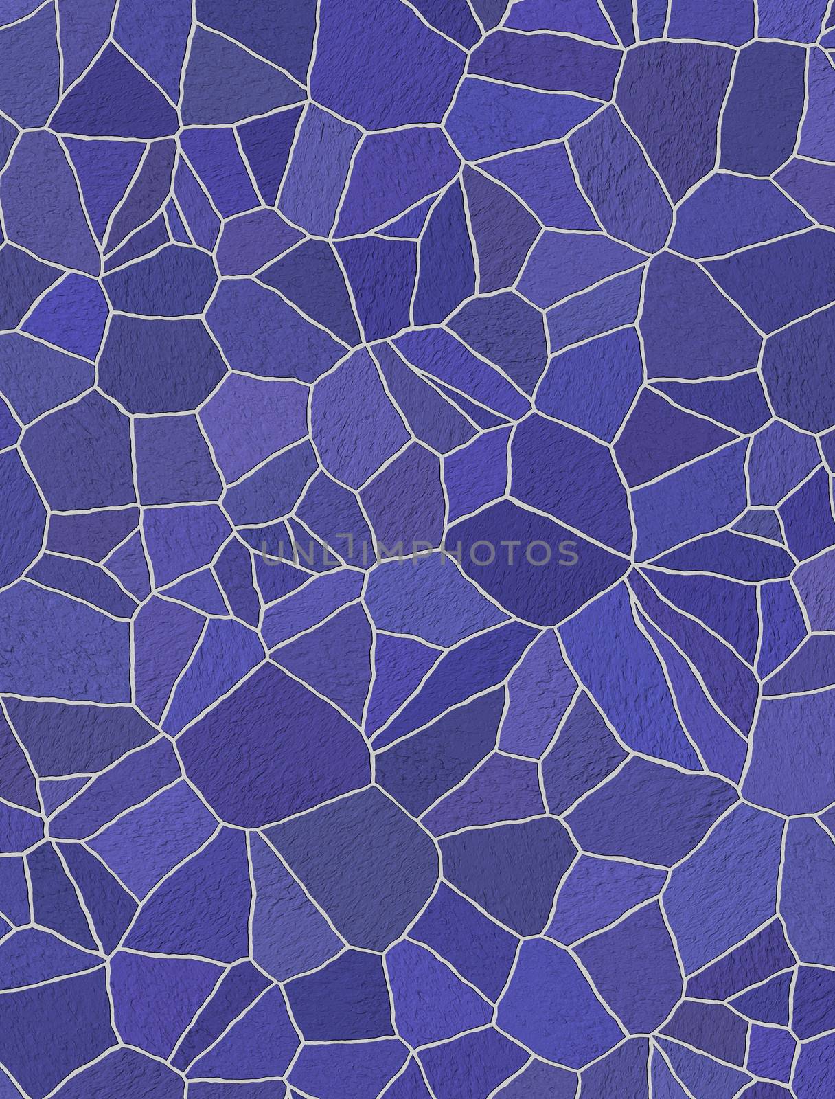 blue and purple rustic mosaic tile pattern by sfinks