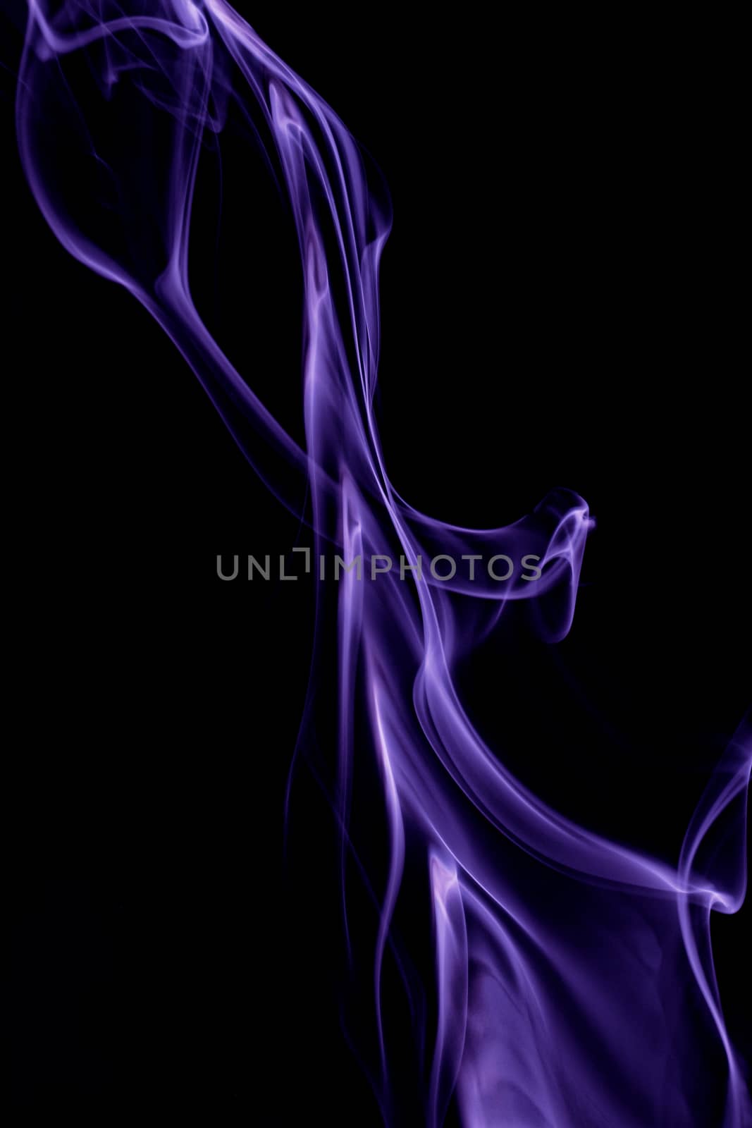 purple smoke in black background