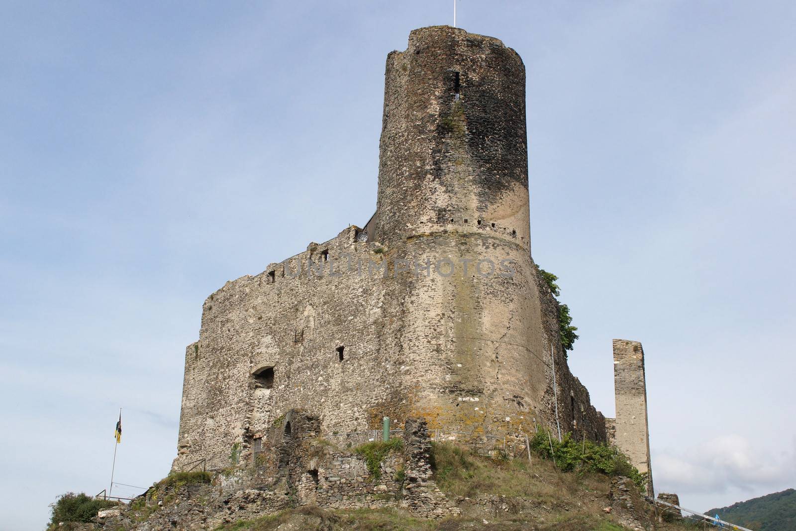 Ruin of Landshut Castle, Bernkastel-Kues, Moselle, Germany