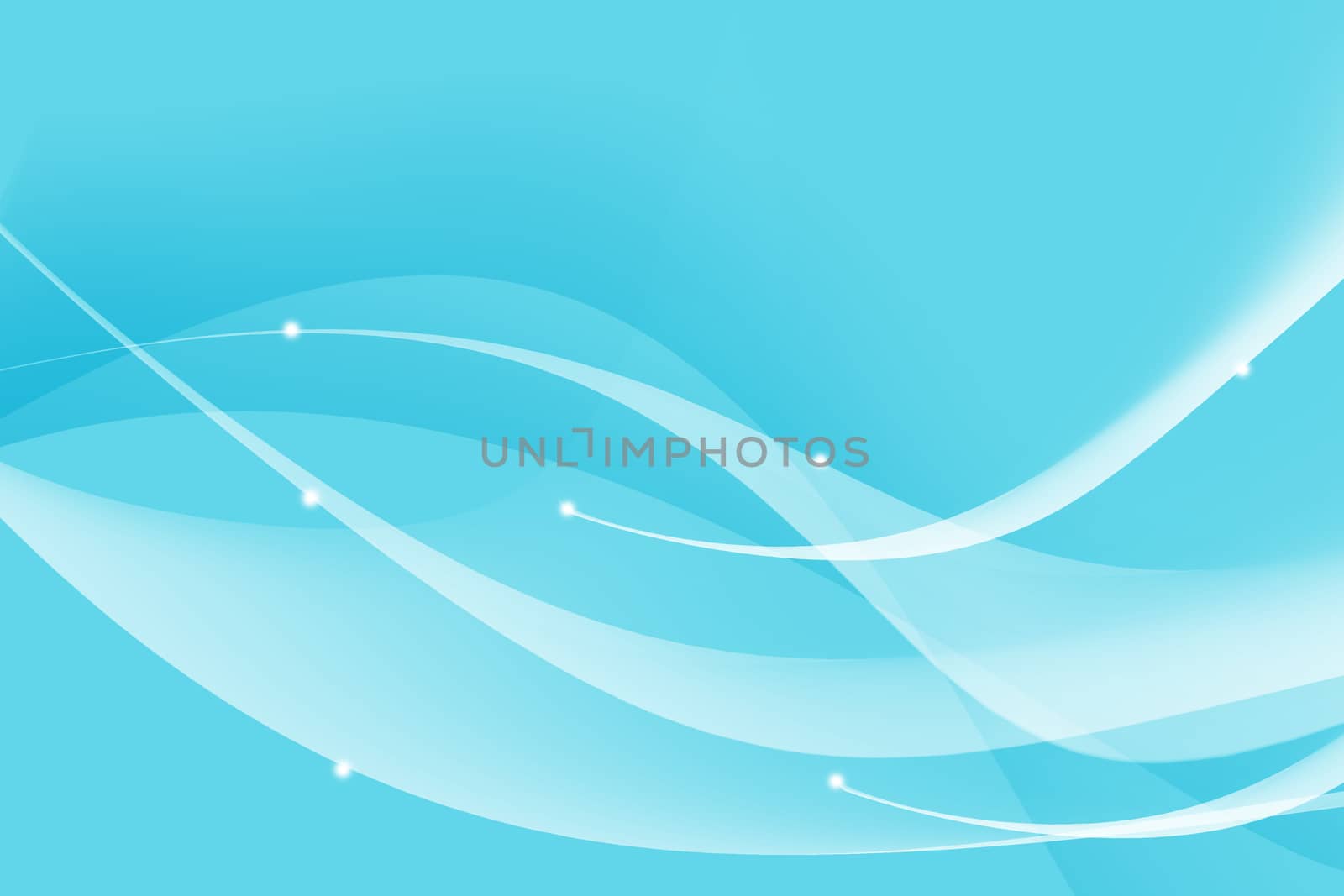 Blue abstract design with wavy and curve background