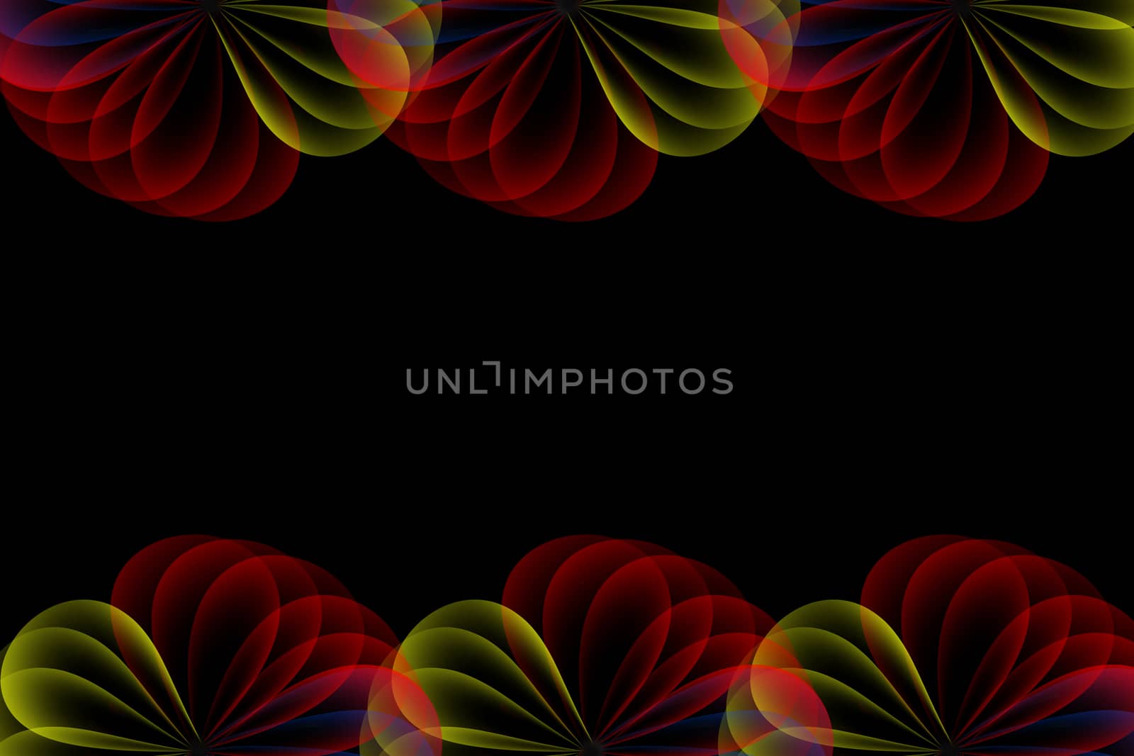 colorful abstract background with circle layers