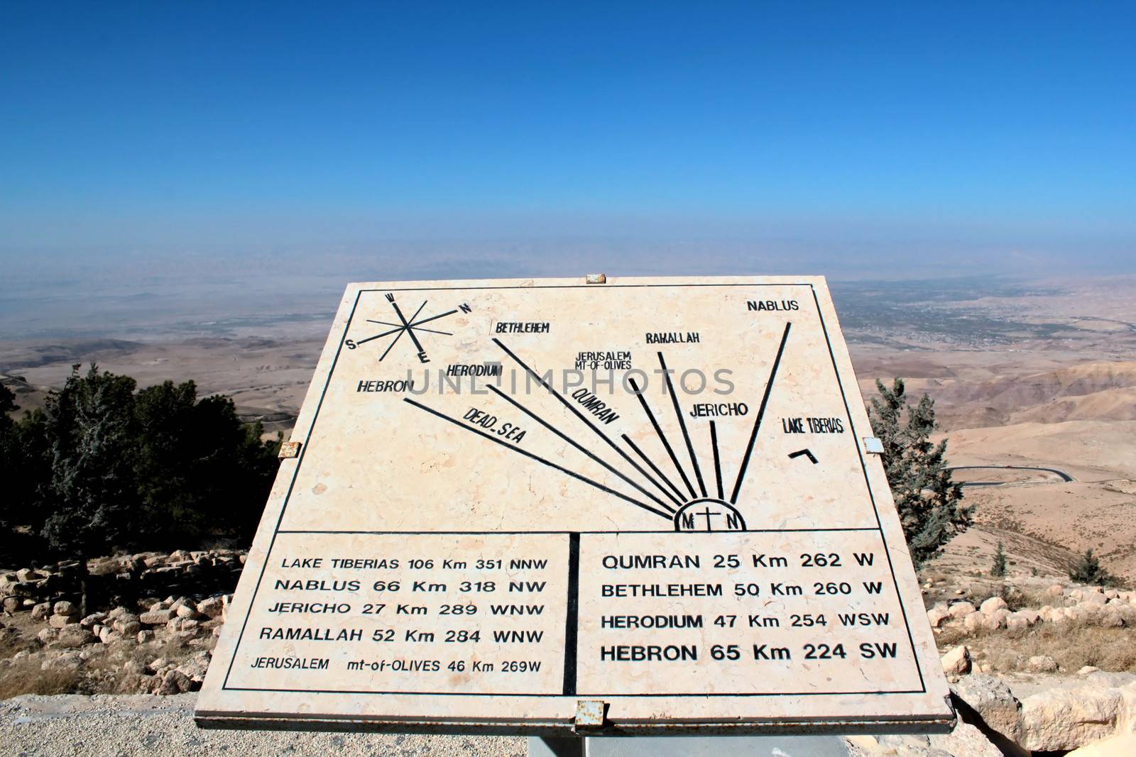 Mount Nebu, memorial of the phrofet Moses. Jordan