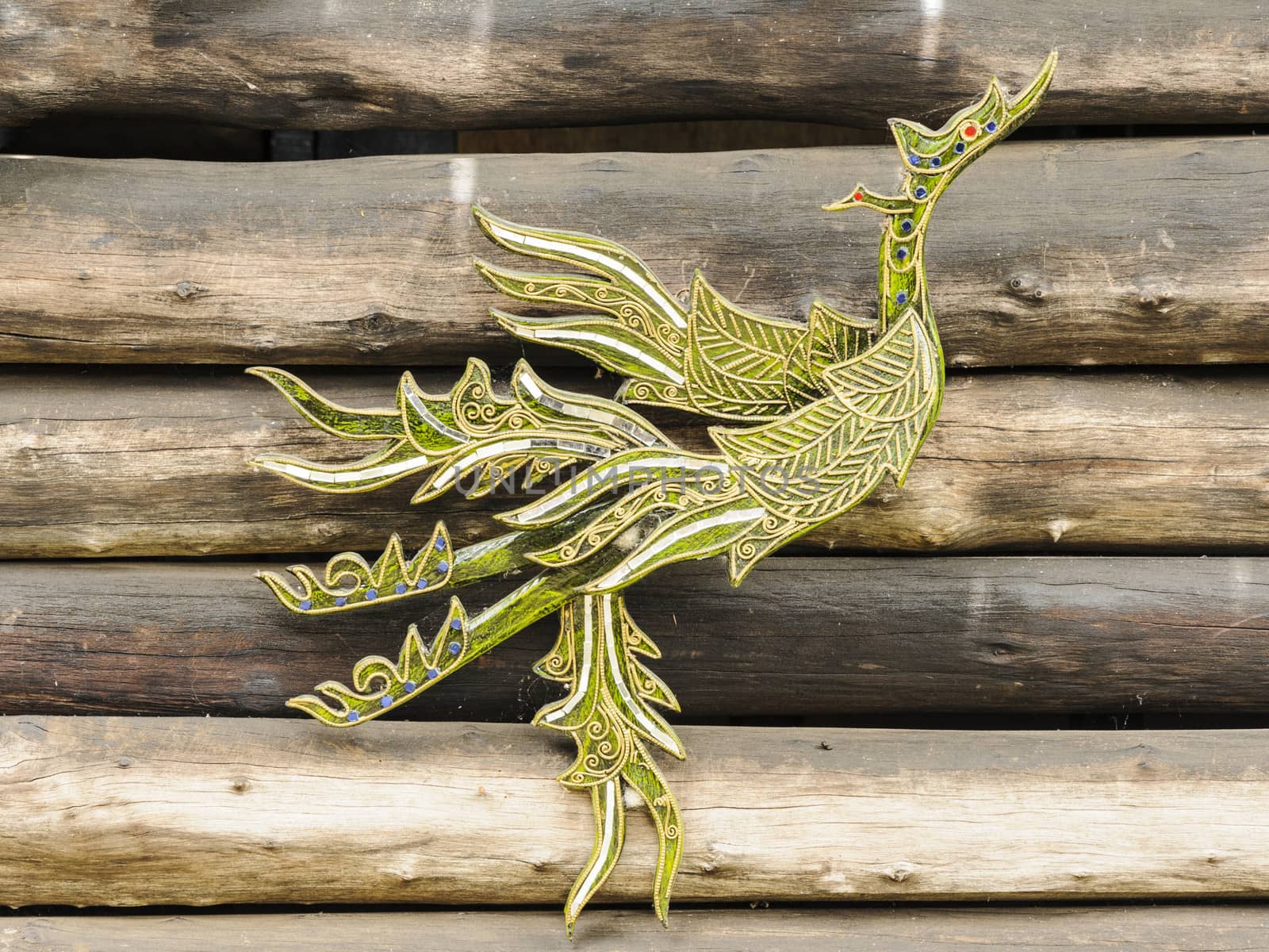 Mythical Thai style handcrafted a swan. by ngungfoto