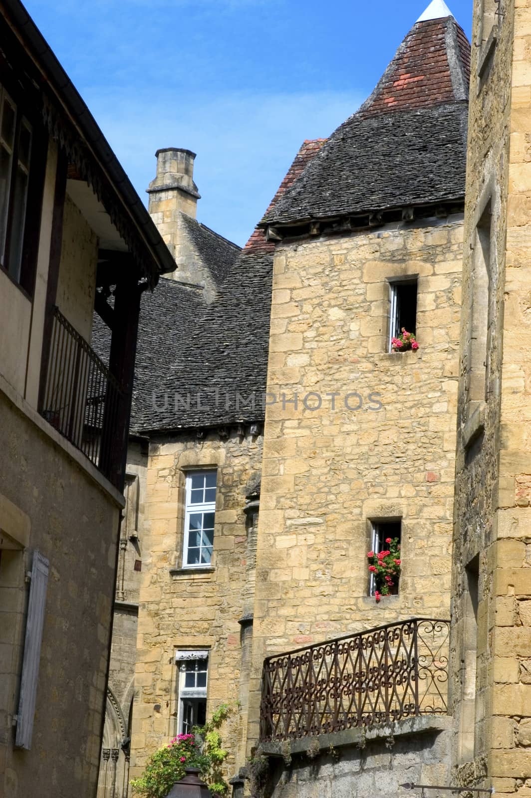 A street in the center of Sarlat