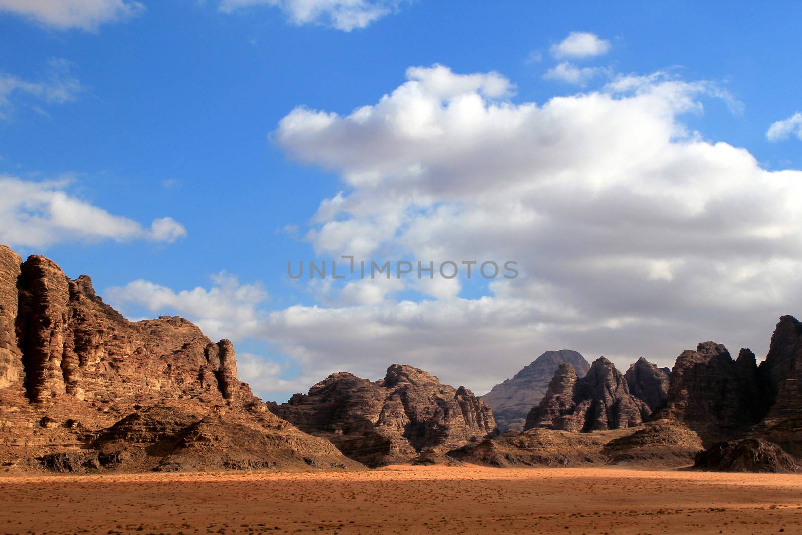 Wadi Rum Desert beautiful landscape. Jordan. by ptxgarfield