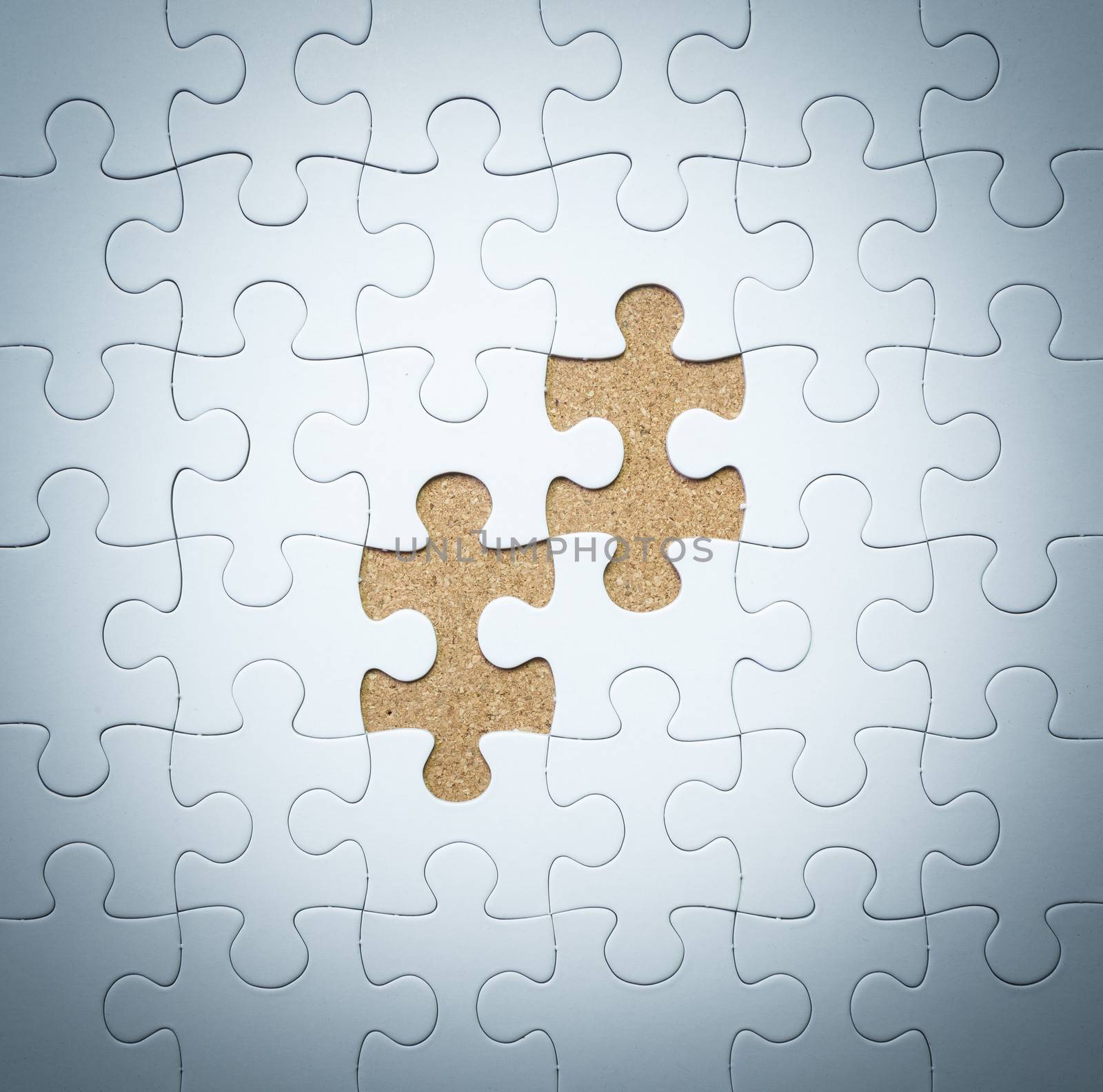 Missing jigsaw puzzle piece