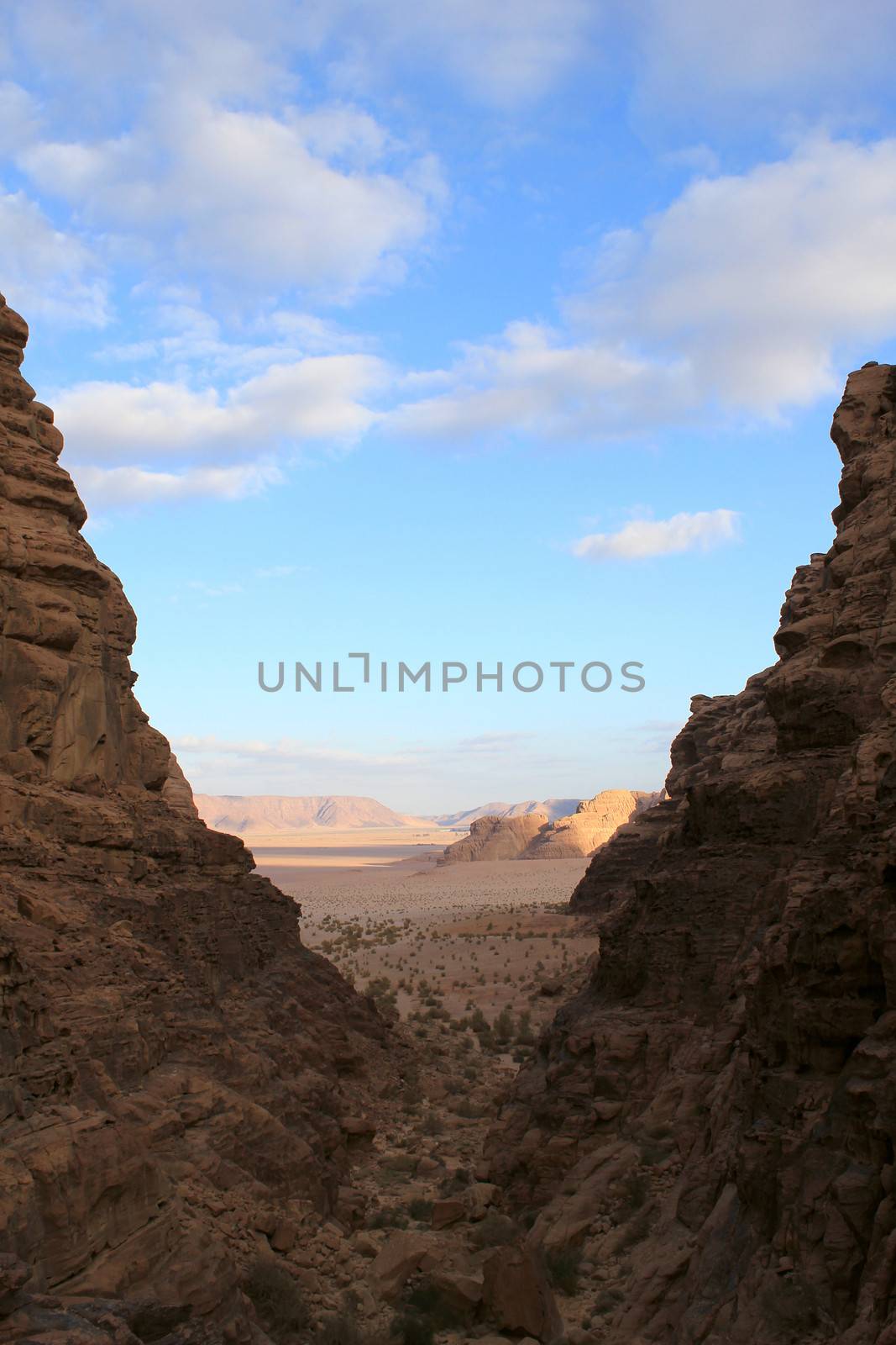 Wadi Rum Desert beautiful landscape. Jordan.