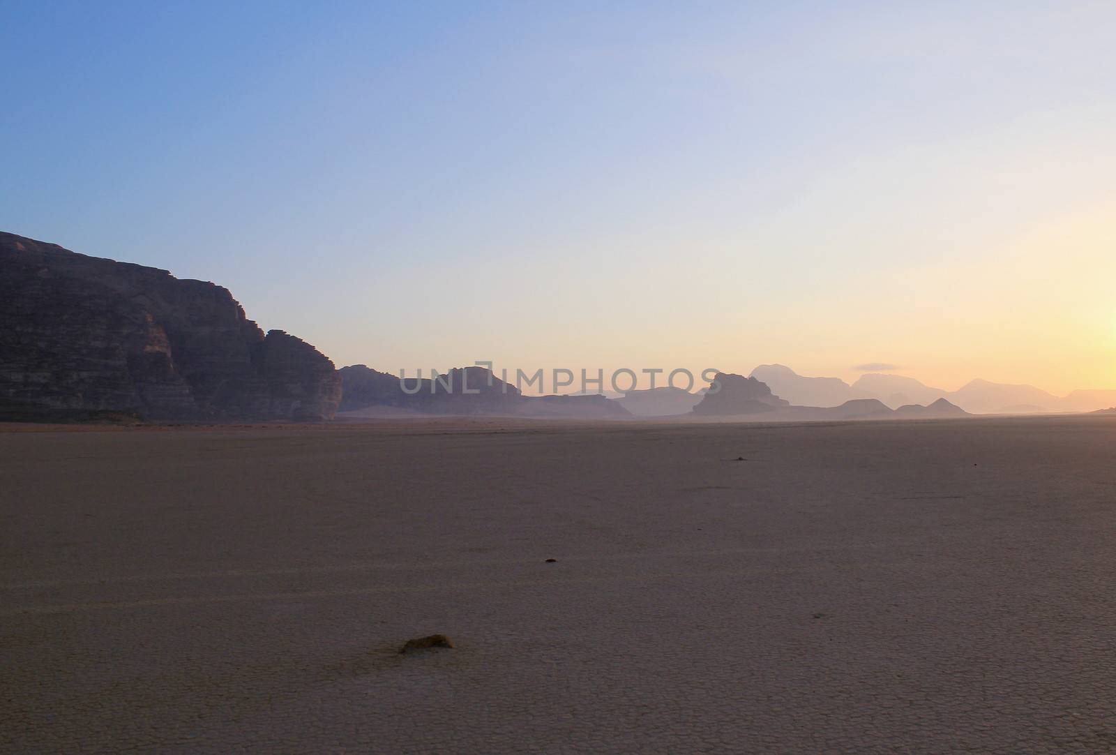Wadi Rum Desert beautiful landscape. Jordan. by ptxgarfield