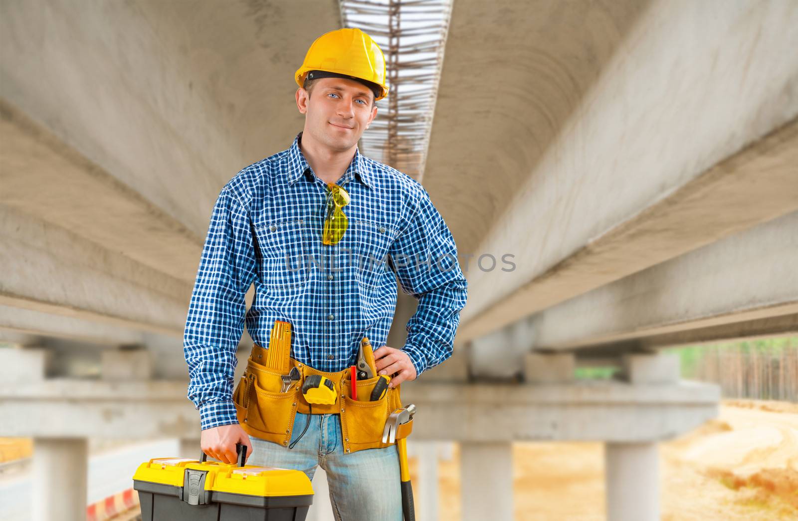 contractor under the bridge