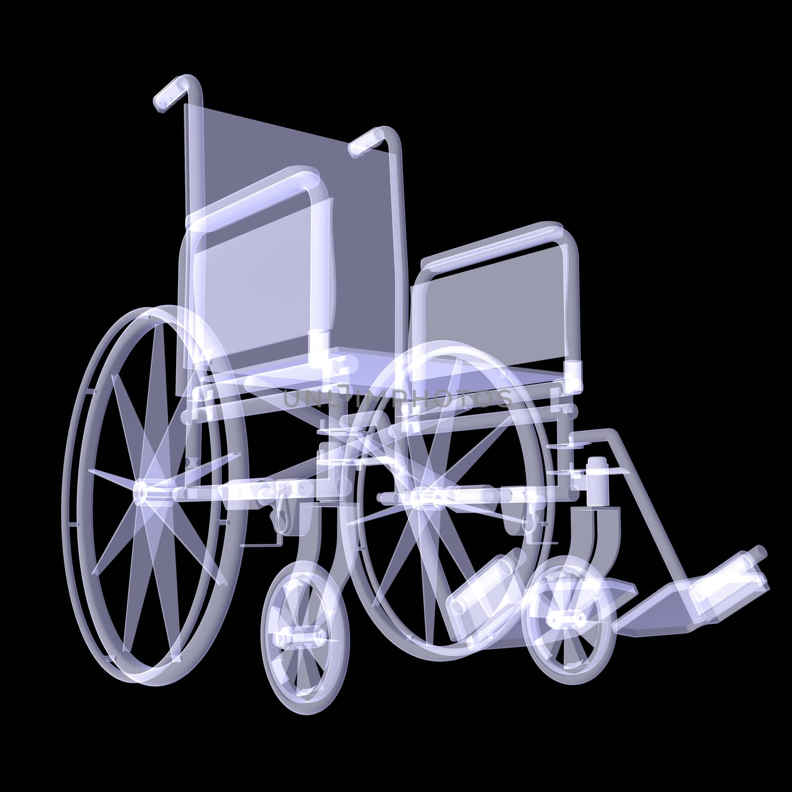 Wheelchair. X-ray by cherezoff