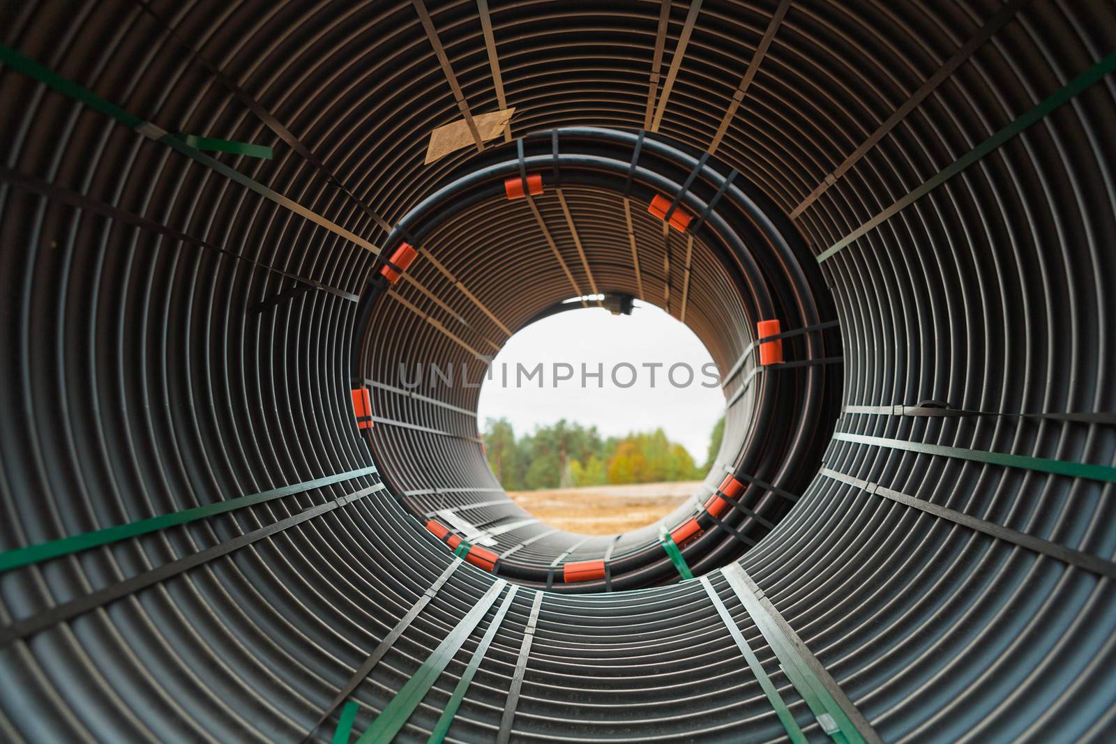 in roll of pipes by mihalec
