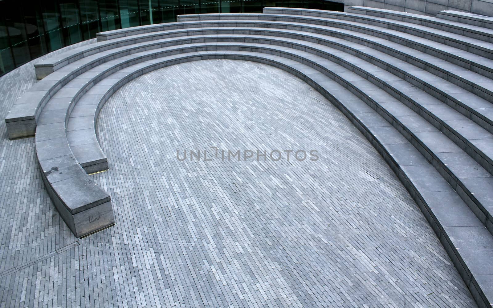 London City Hall outside anphitheate, UK