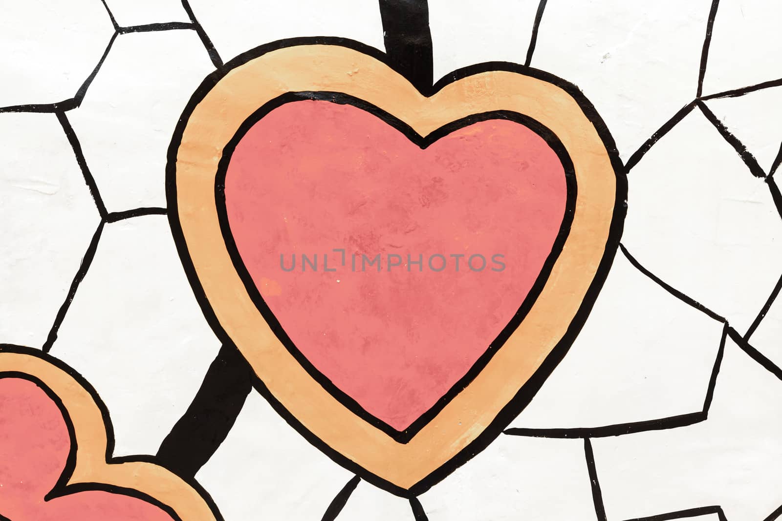 love background with hearts