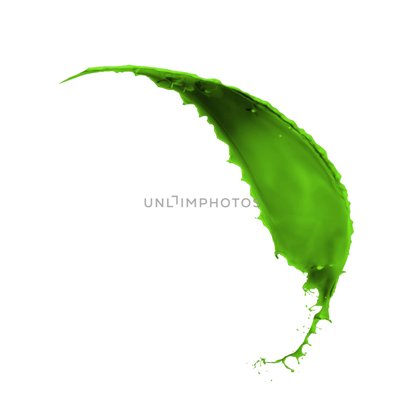 green paint splash by adam121