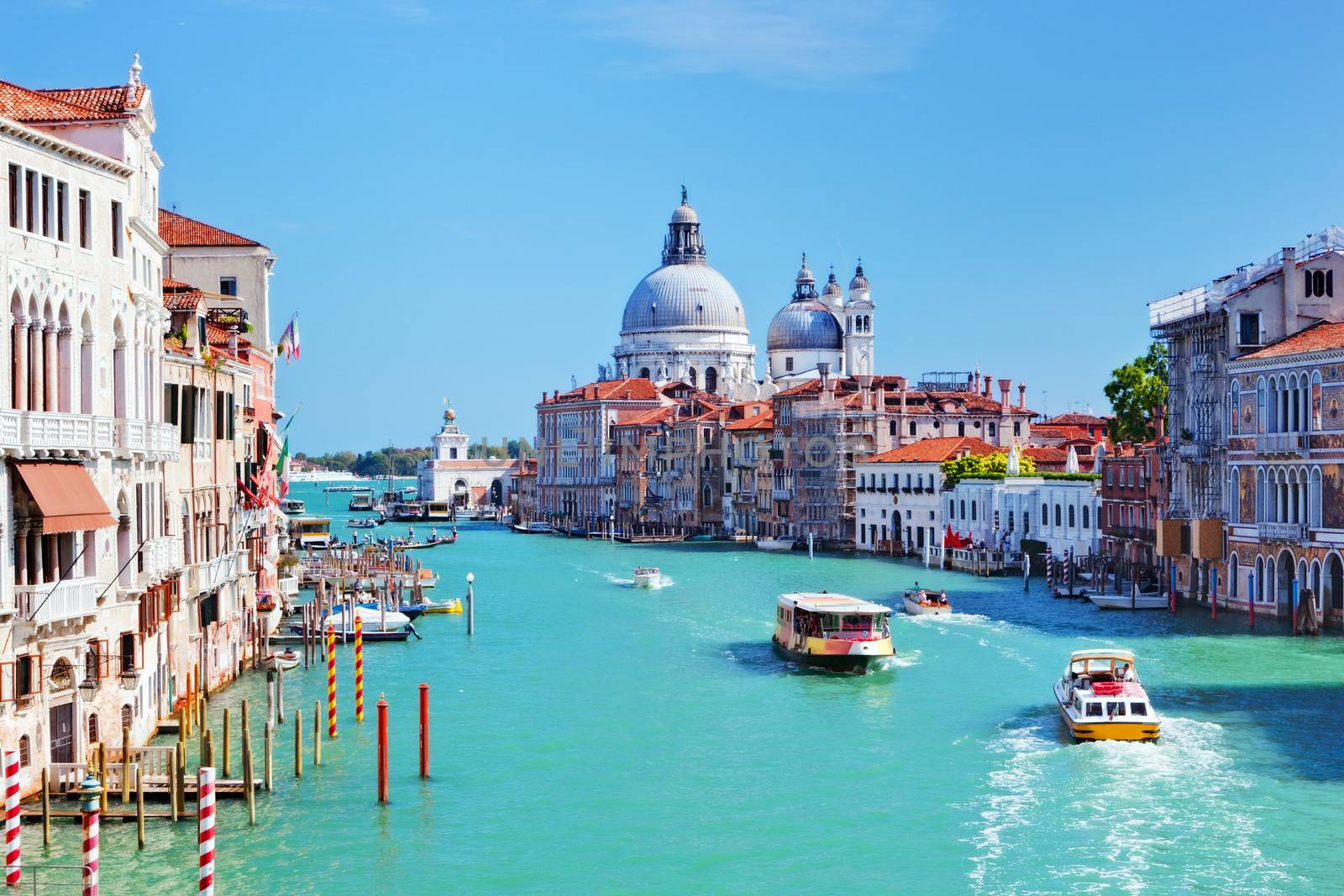 Venice, Italy. Grand Canal and Basilica Santa Maria della Salute by photocreo