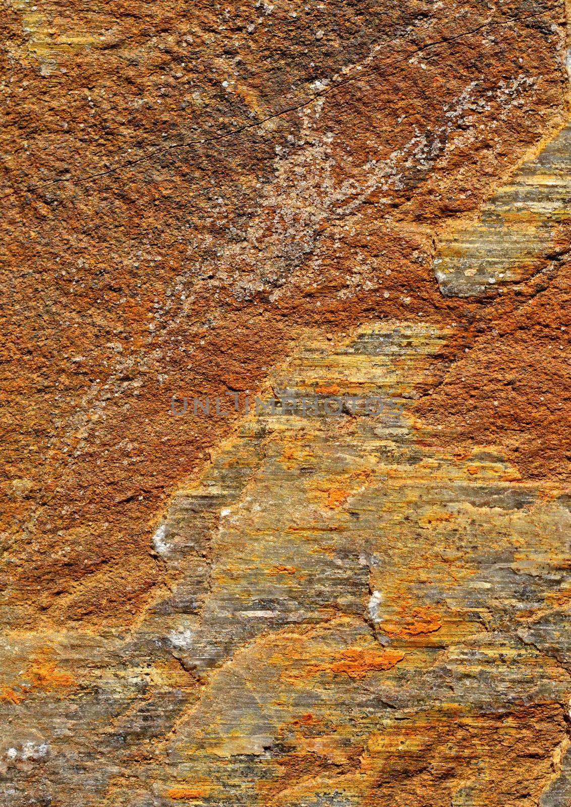 texture or background orange ocher limestone rock