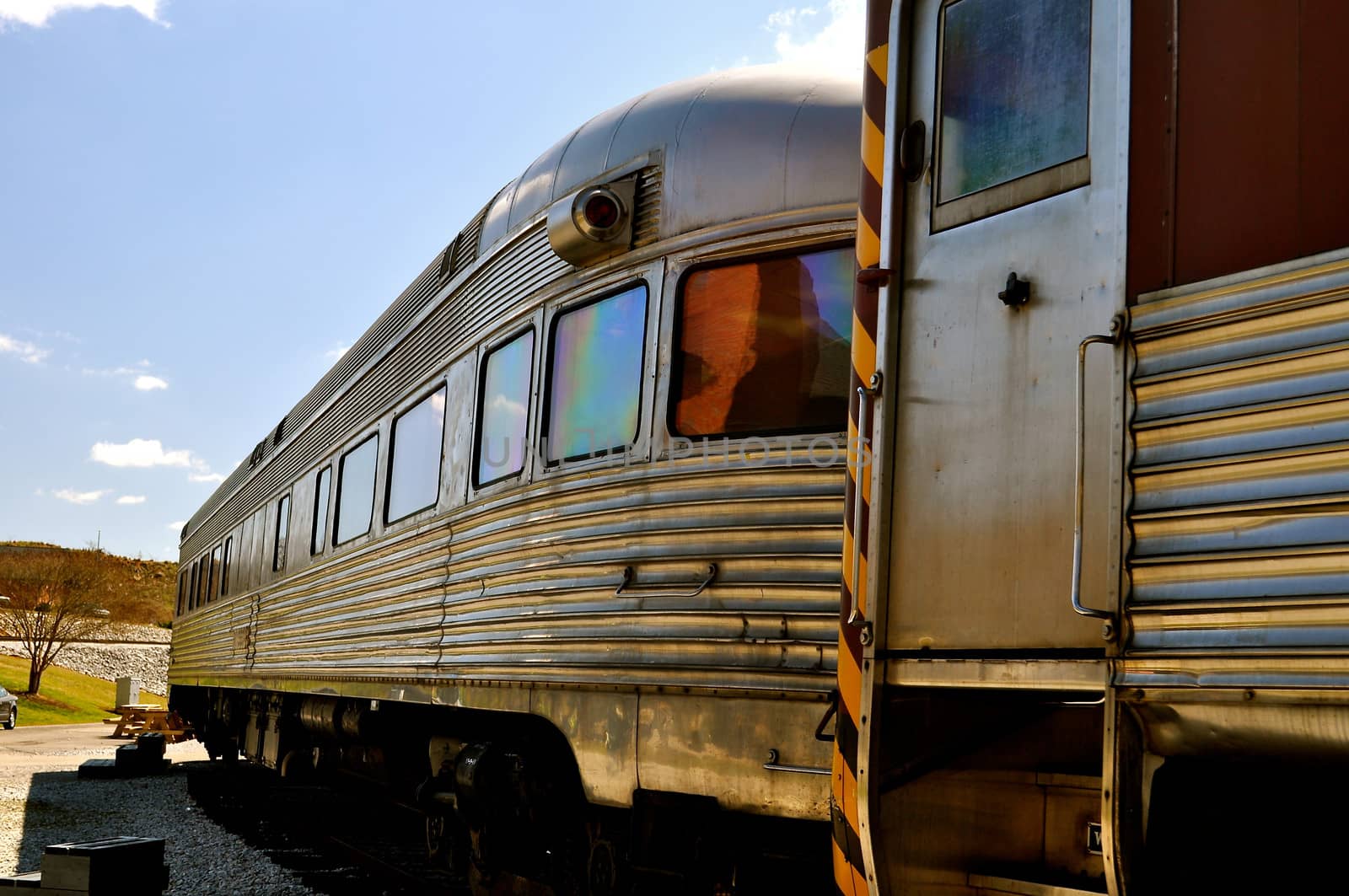 Car on tracks