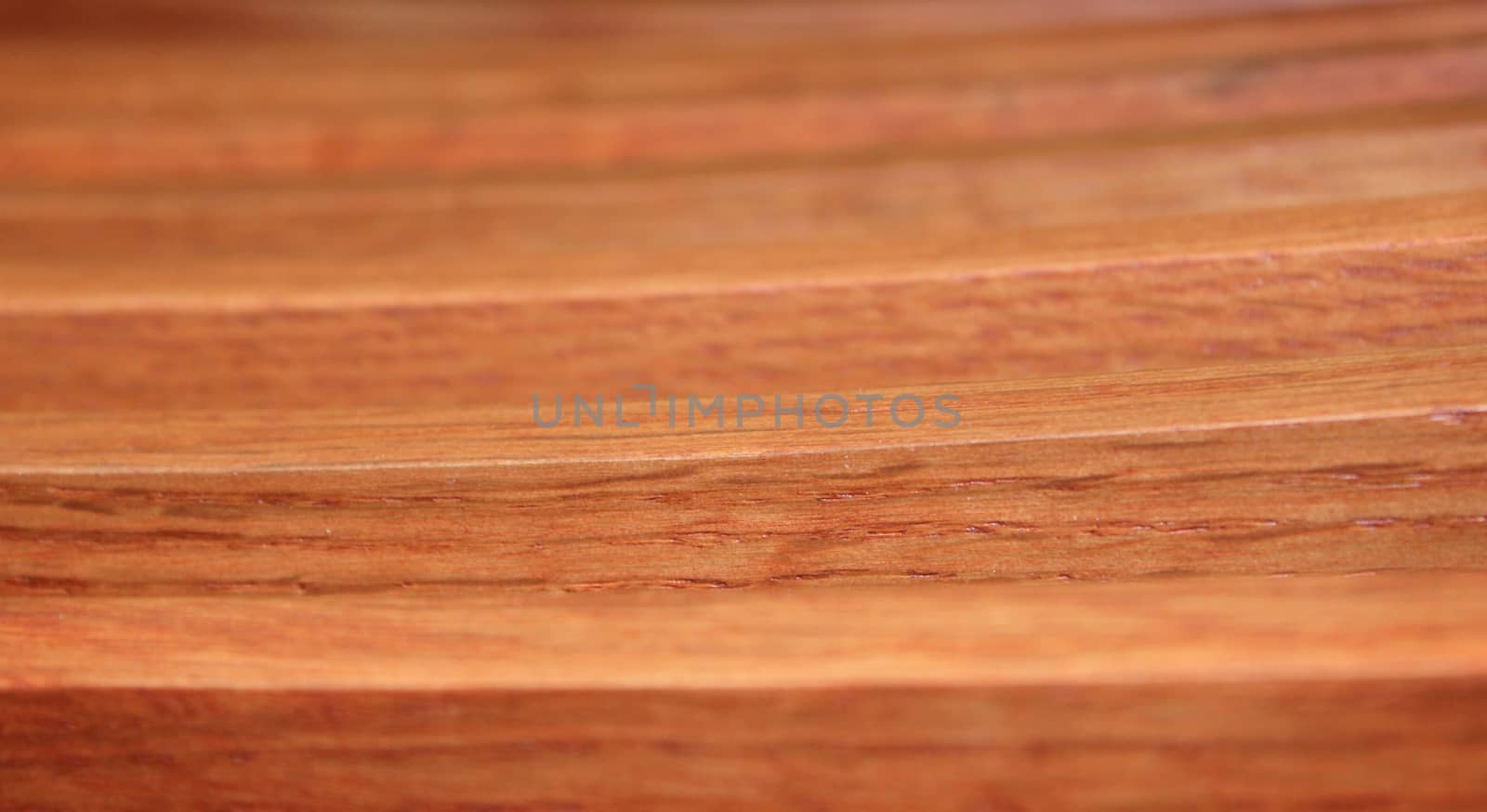 Close up of the wood planks from a chair.