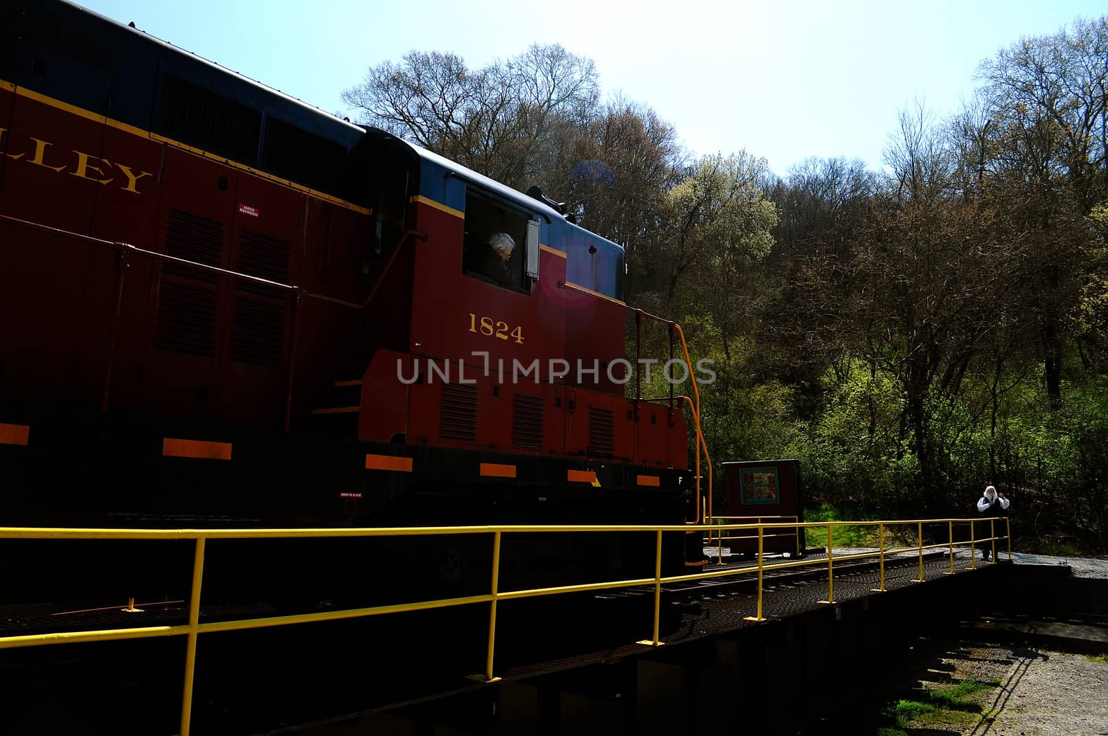 Locomotive Turntable by RefocusPhoto