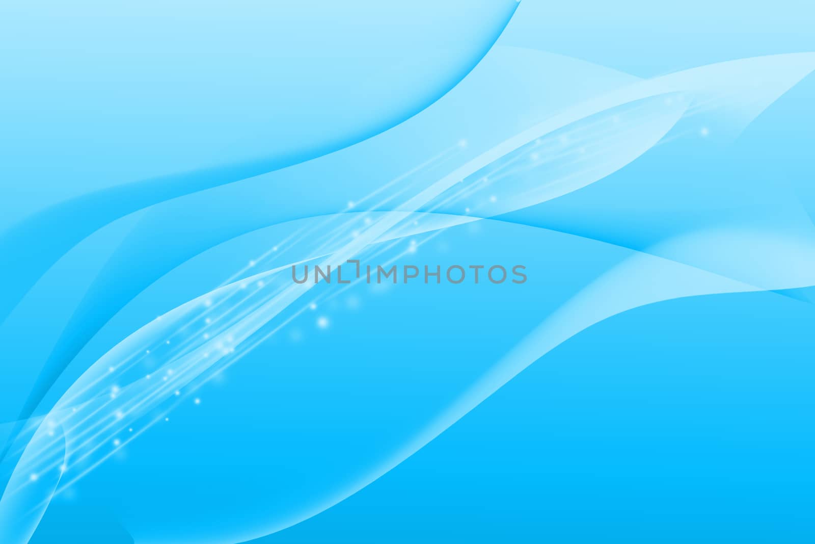 Blue abstract design with wavy and curve background