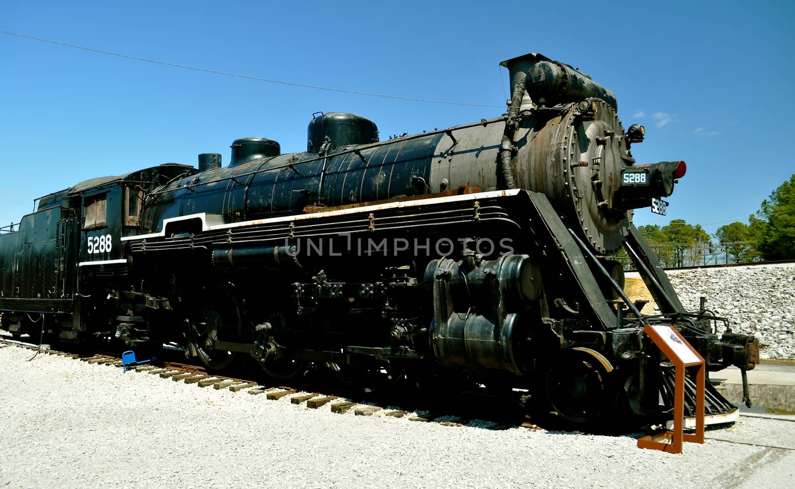 Railroad Engine Display
