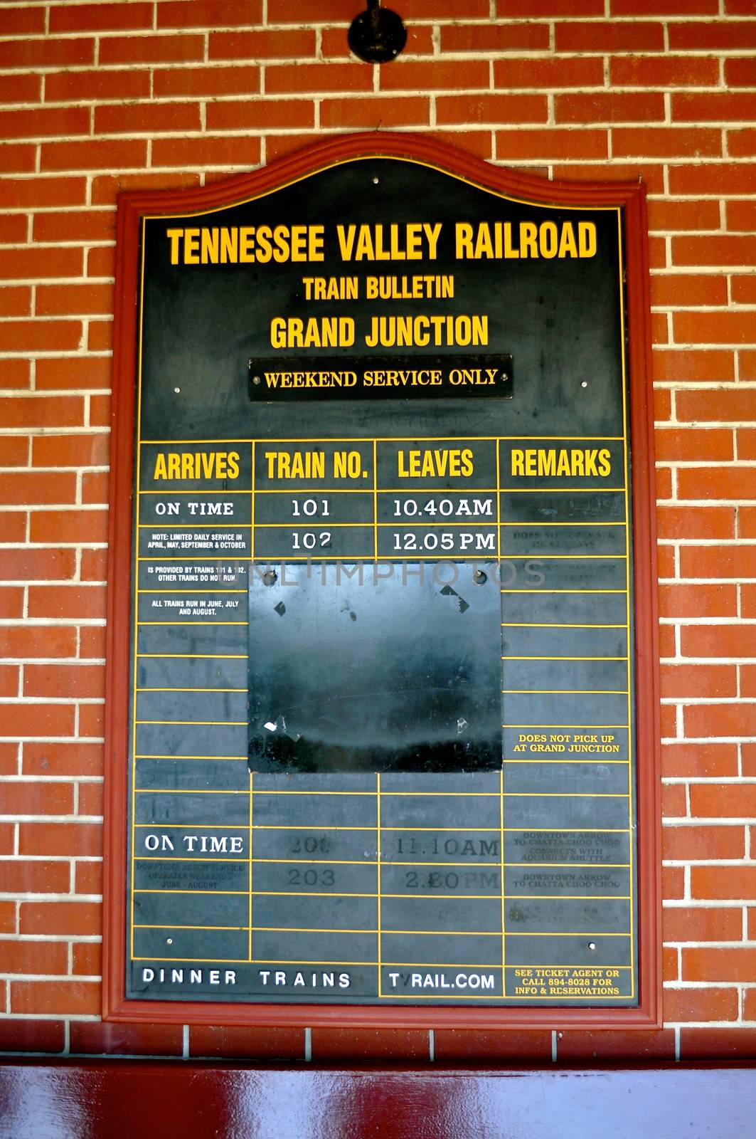 Tennessee Valley Railroad Sign by RefocusPhoto
