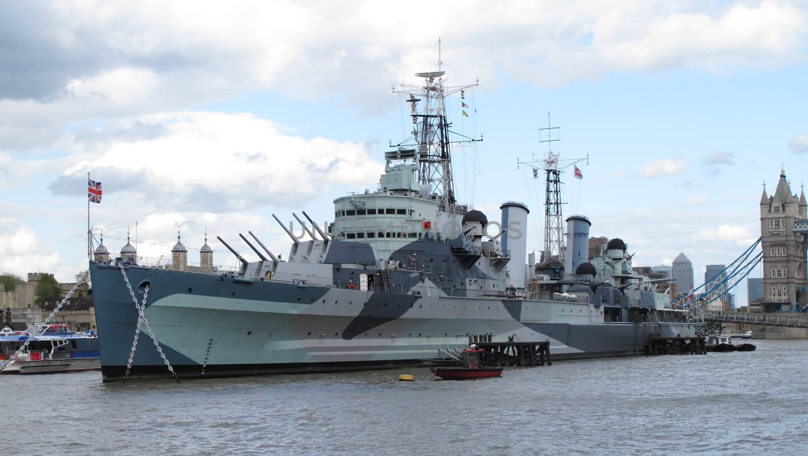 HMS Belfast London uk