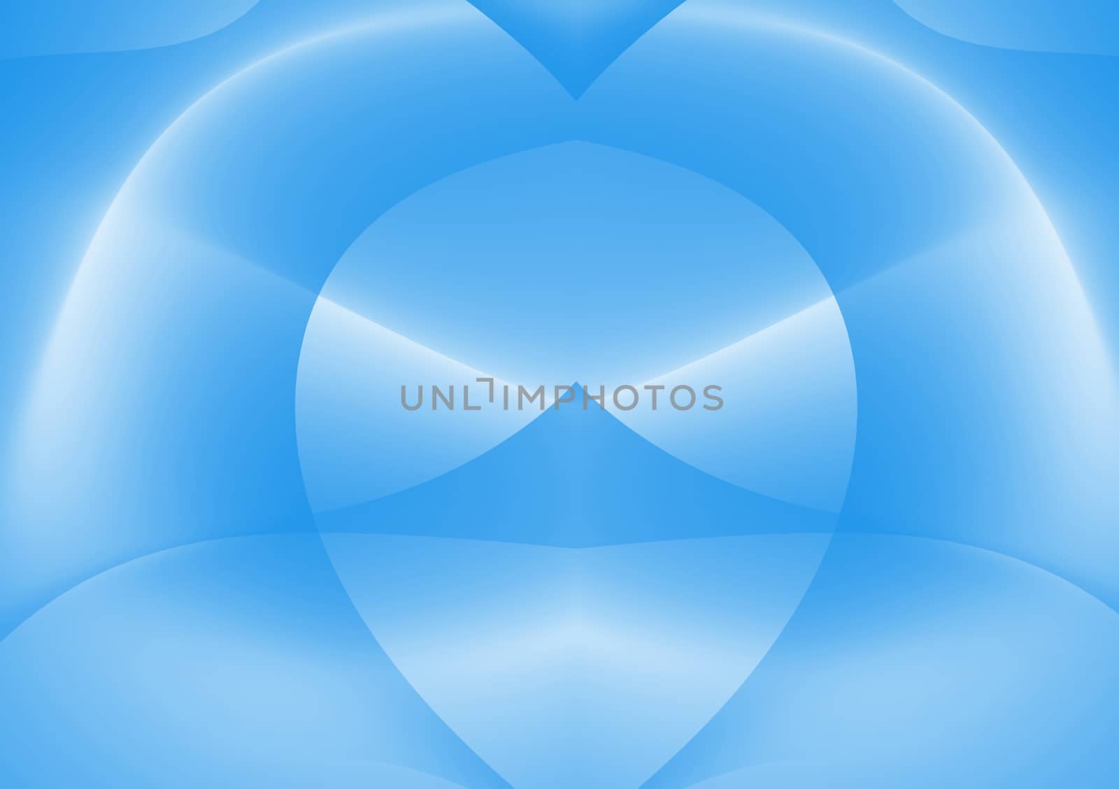 Abstract with wavy and curve blue background