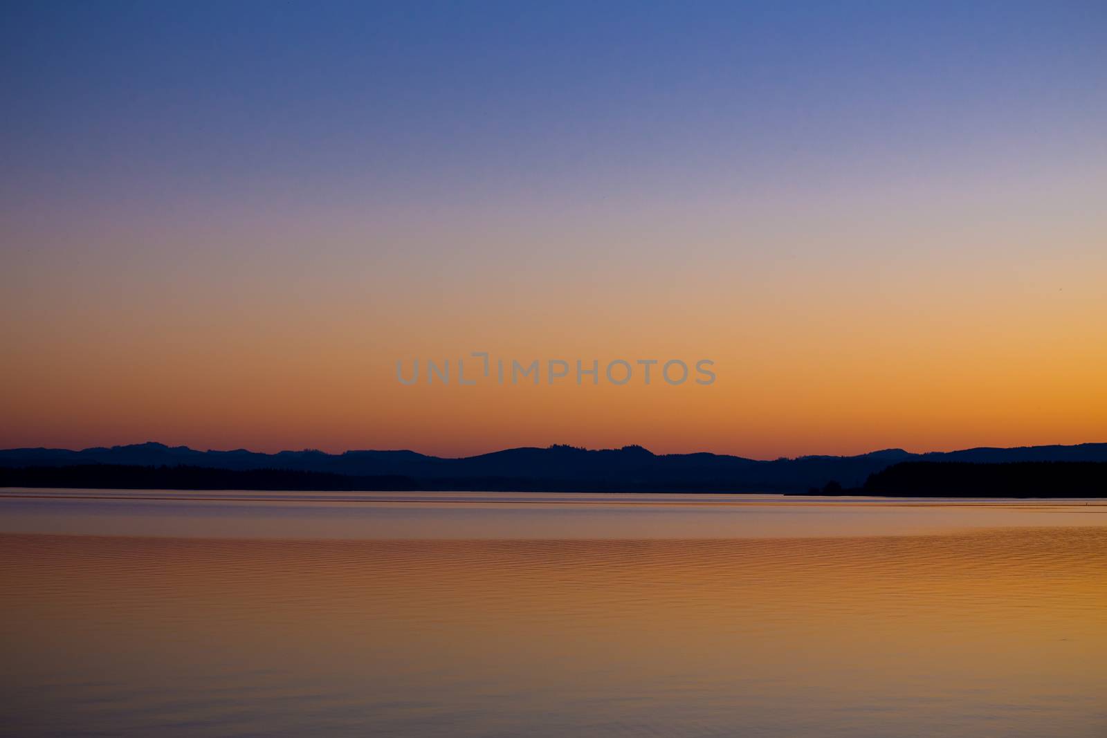 Dusk Sunset Landscape and Water by joshuaraineyphotography