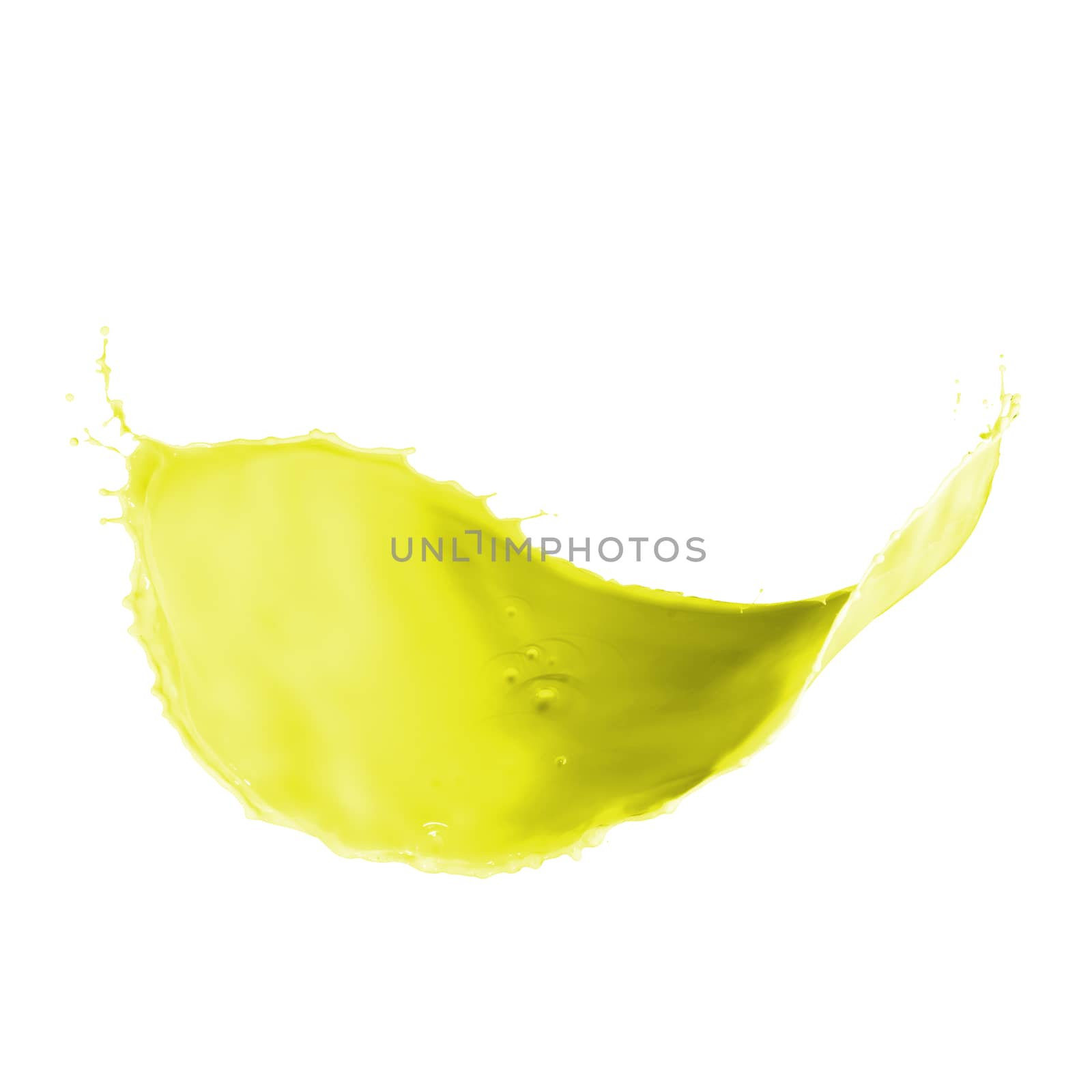 yellow paint splash by adam121