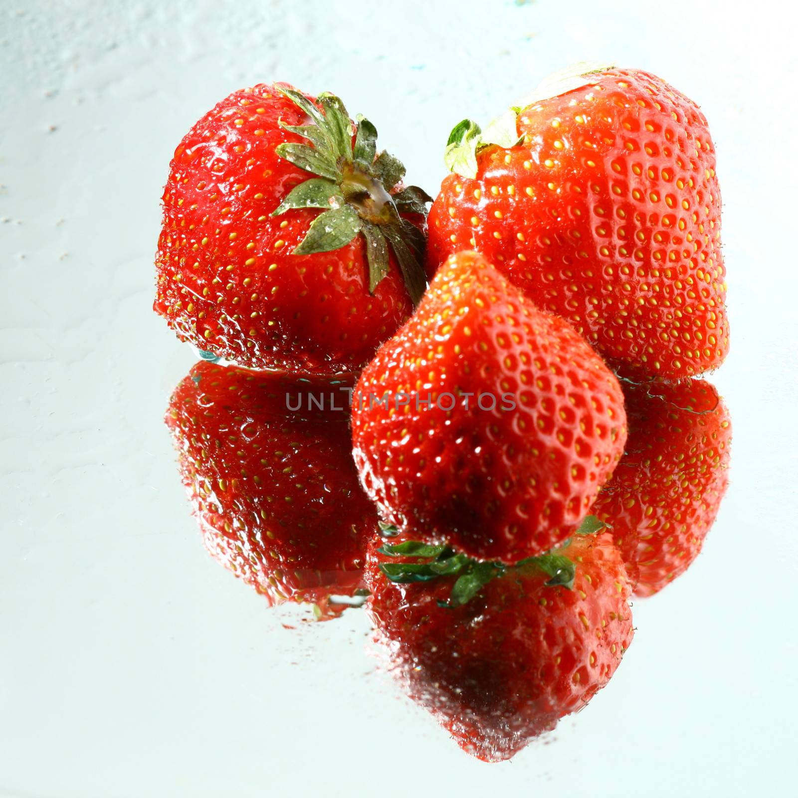 strawberry isolated on white background
