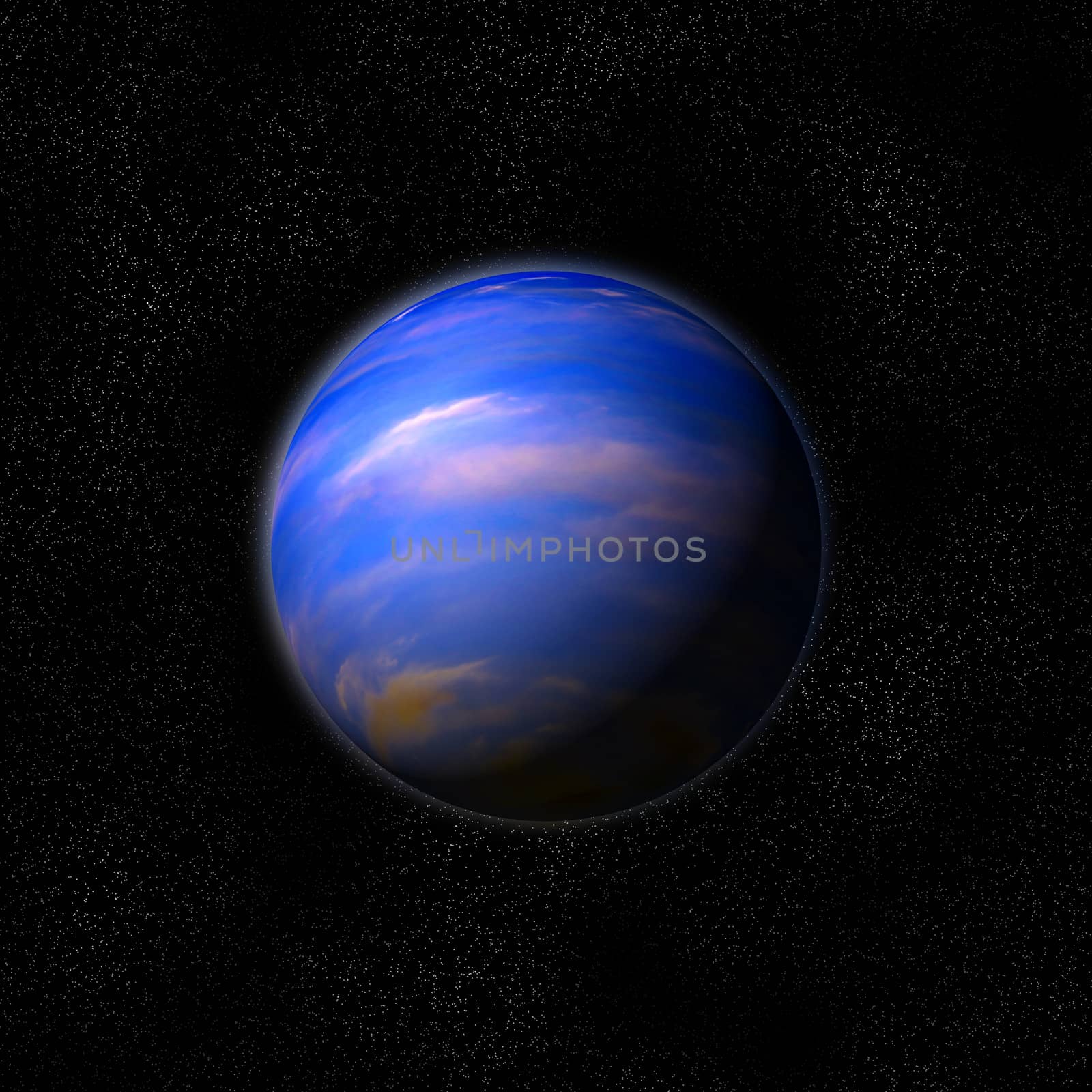 exoplanet in deep space