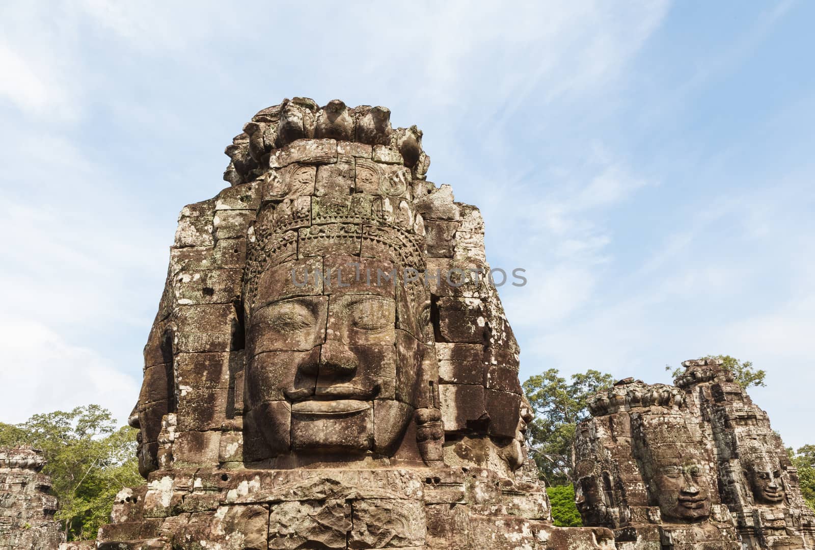 Stone faces, Bayon Temple