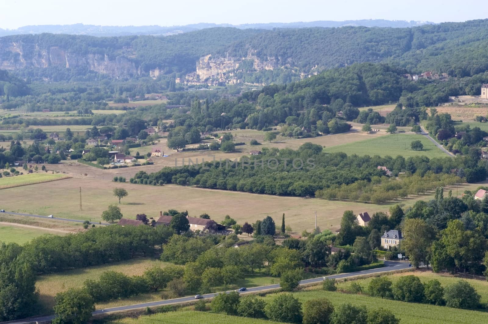 Landscape view of Domme by gillespaire