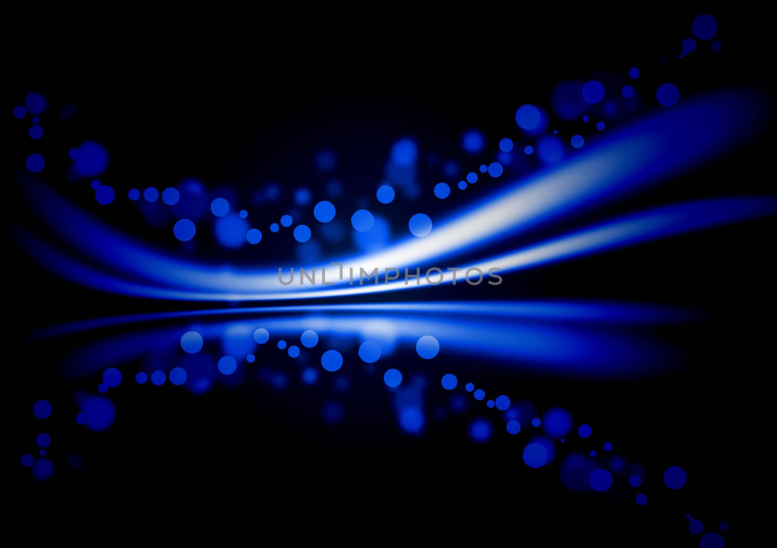 blue abstract lines curve background