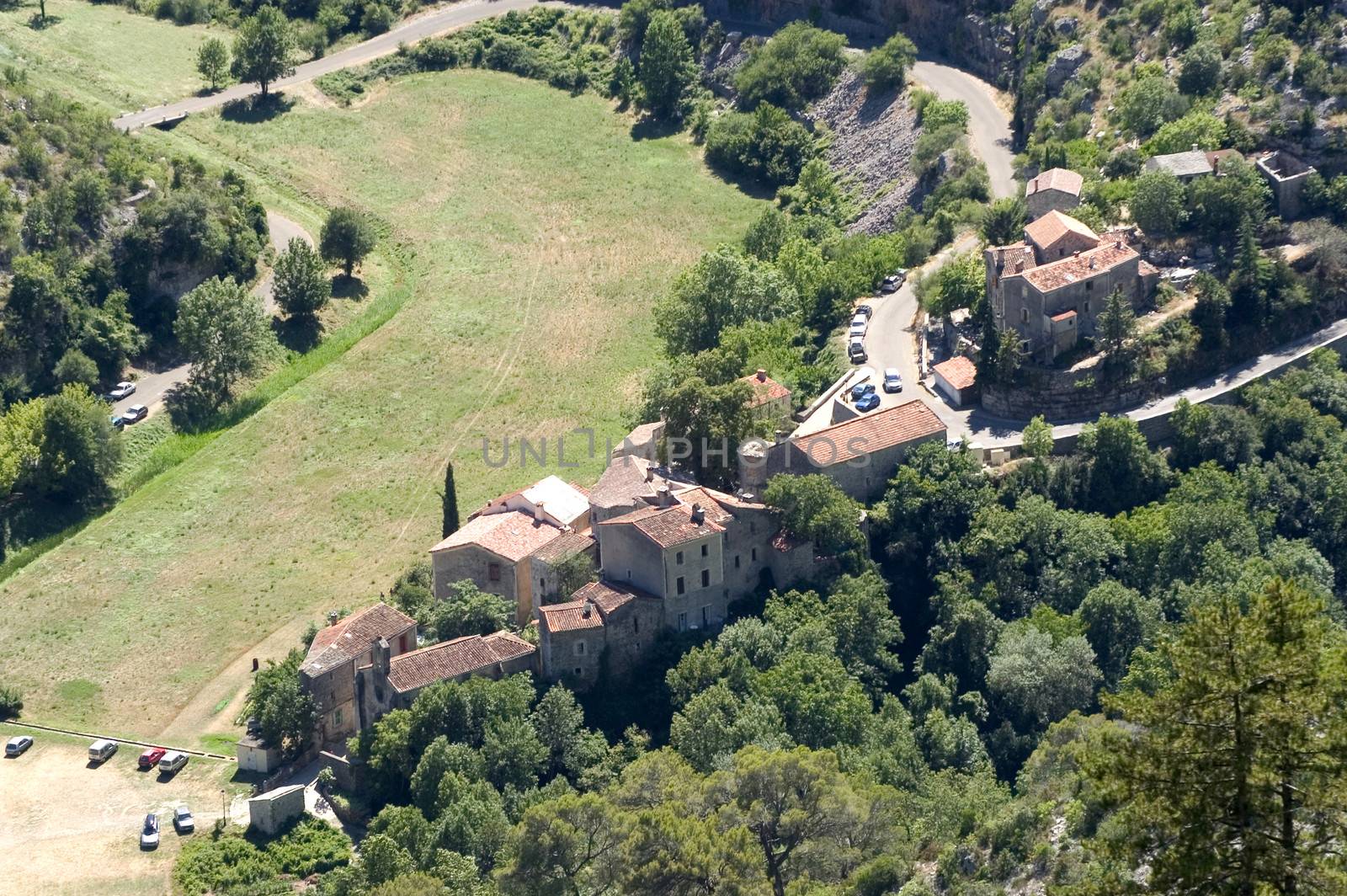 Navacelles, French natural heritage site of humanity by UNESCO