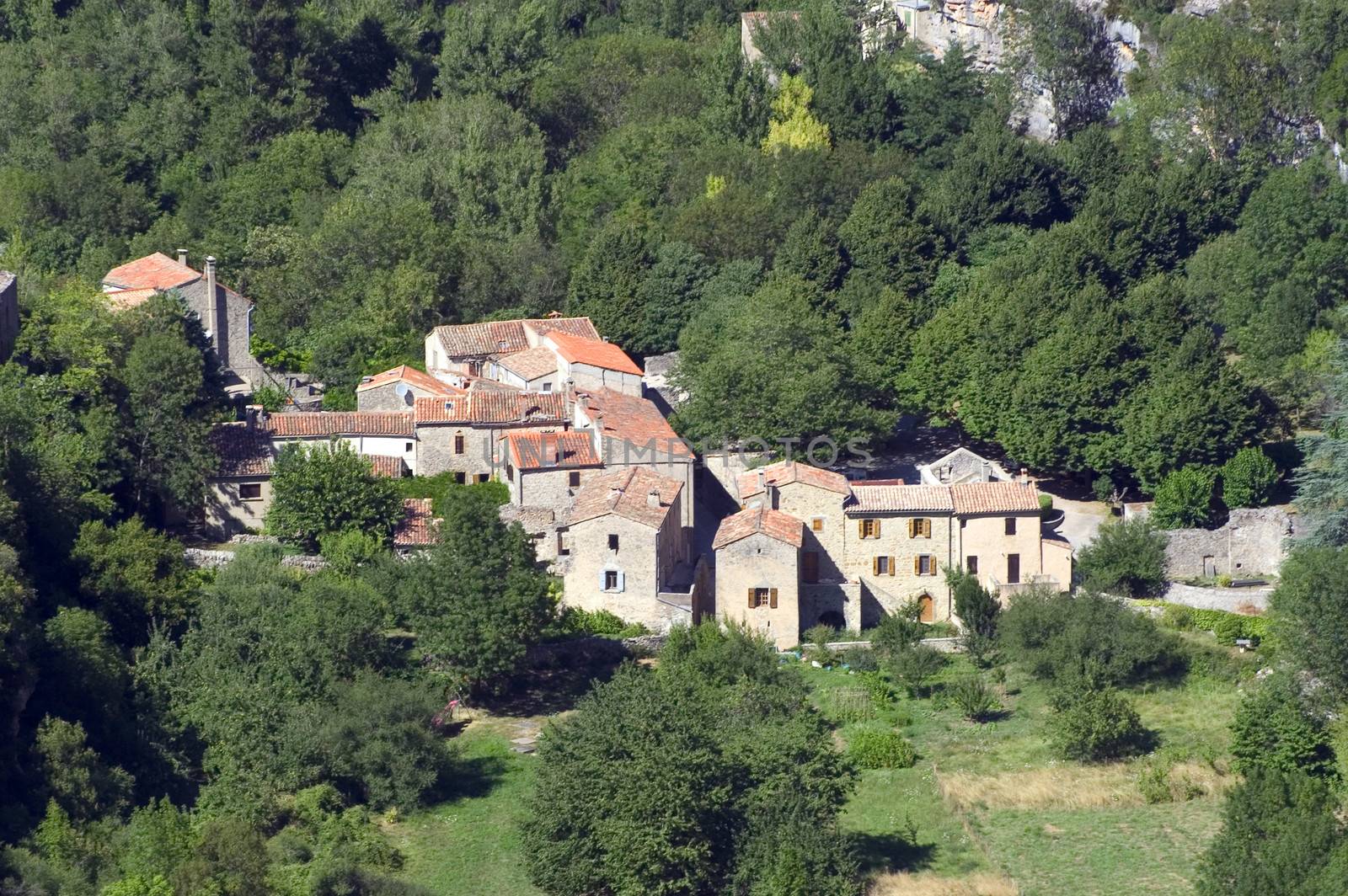 Navacelles, French natural heritage site of humanity by UNESCO