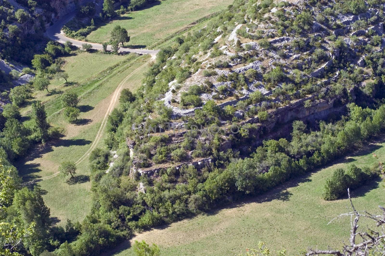 Navacelles, French natural heritage site of humanity by UNESCO