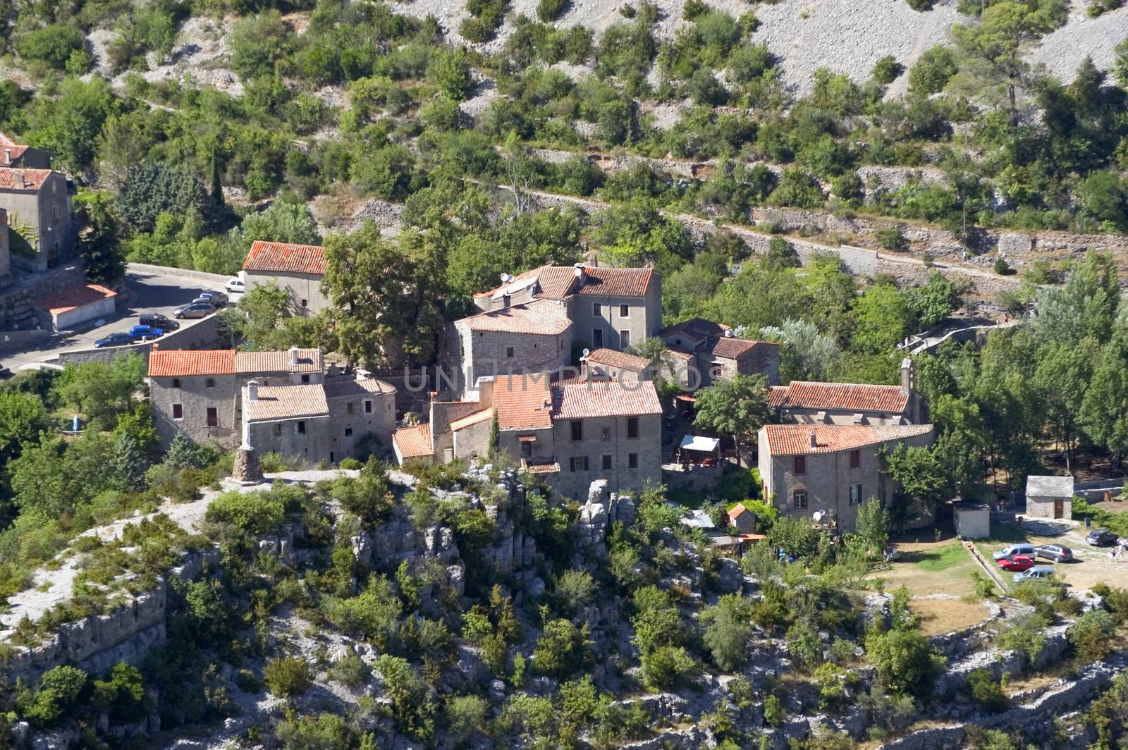 Navacelles, French natural heritage site of humanity by UNESCO